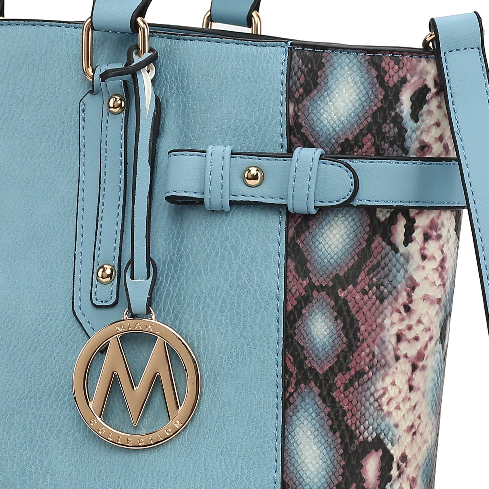  MKF Collection Joelle Tote Bag With Wallet - Light Blue - Bonton