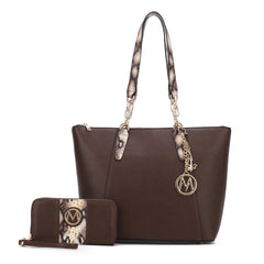 Ximena Tote Bag and Wallet Set