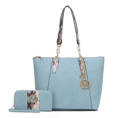 Ximena Tote Bag and Wallet Set