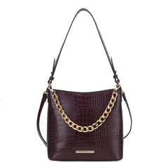 Bizzy Embossed Shoulder Bag