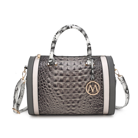 Eleanor Embossed Shoulder Bag