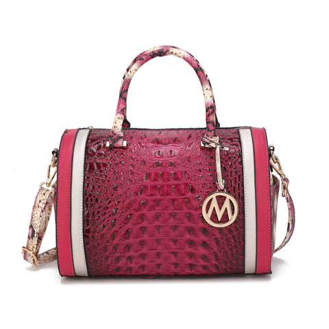 Eleanor Embossed Shoulder Bag