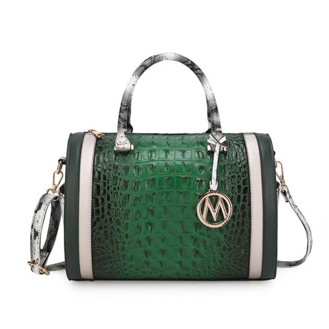 Eleanor Embossed Shoulder Bag