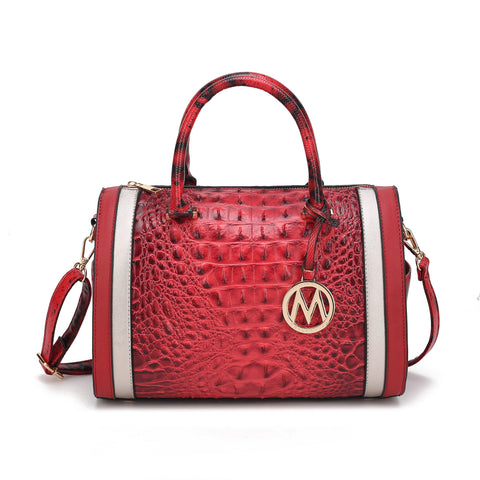Eleanor Embossed Shoulder Bag