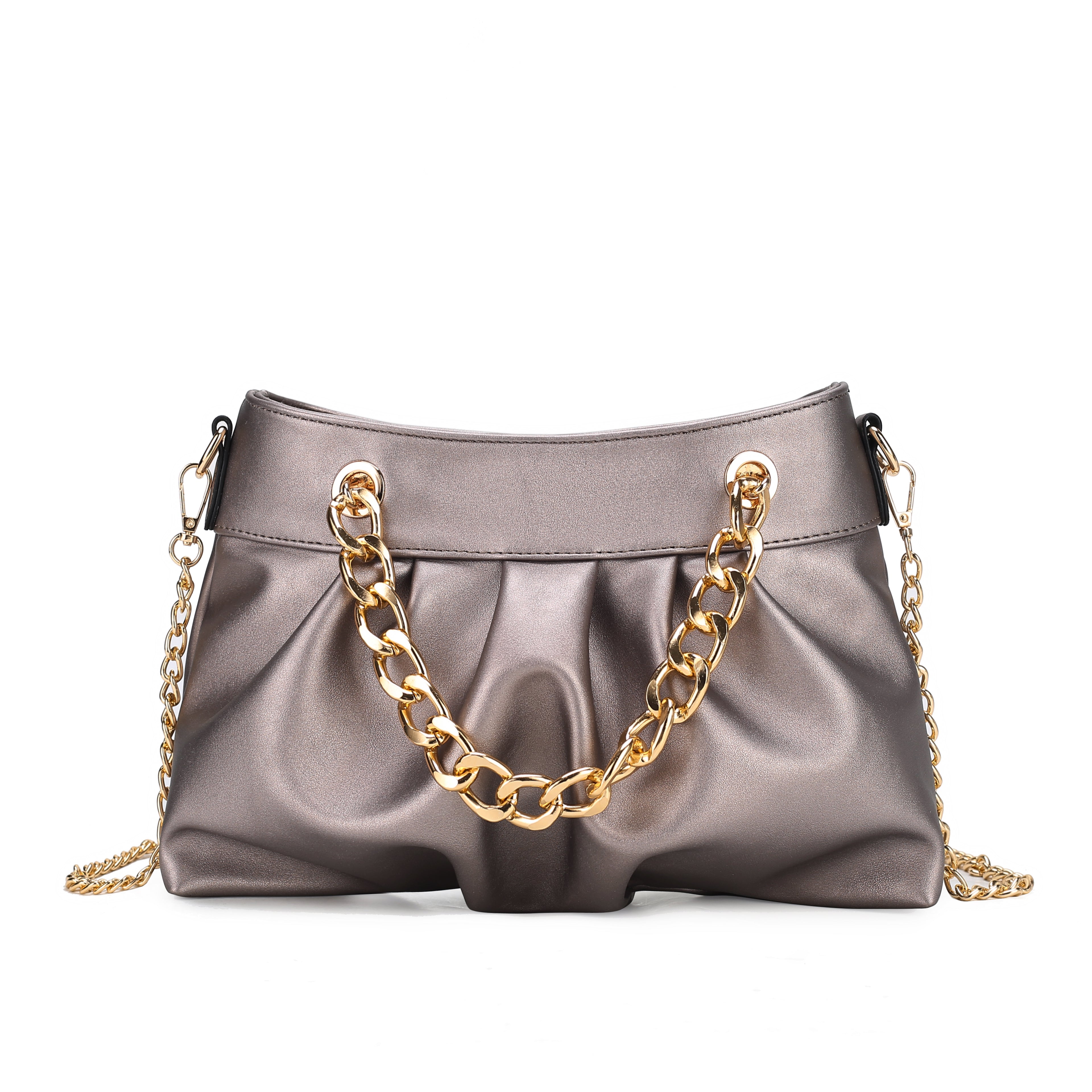  MKF Collection Marvila Shoulder Bag - Pewter - Bonton