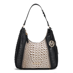 Becket Embossed Shoulder Bag