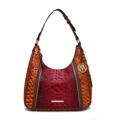 Becket Embossed Shoulder Bag