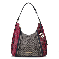 Becket Embossed Shoulder Bag