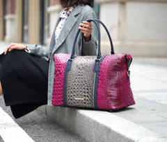 Raven Croc Embossed Duffel Bag