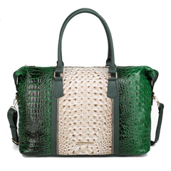 Raven Croc Embossed Duffel Bag