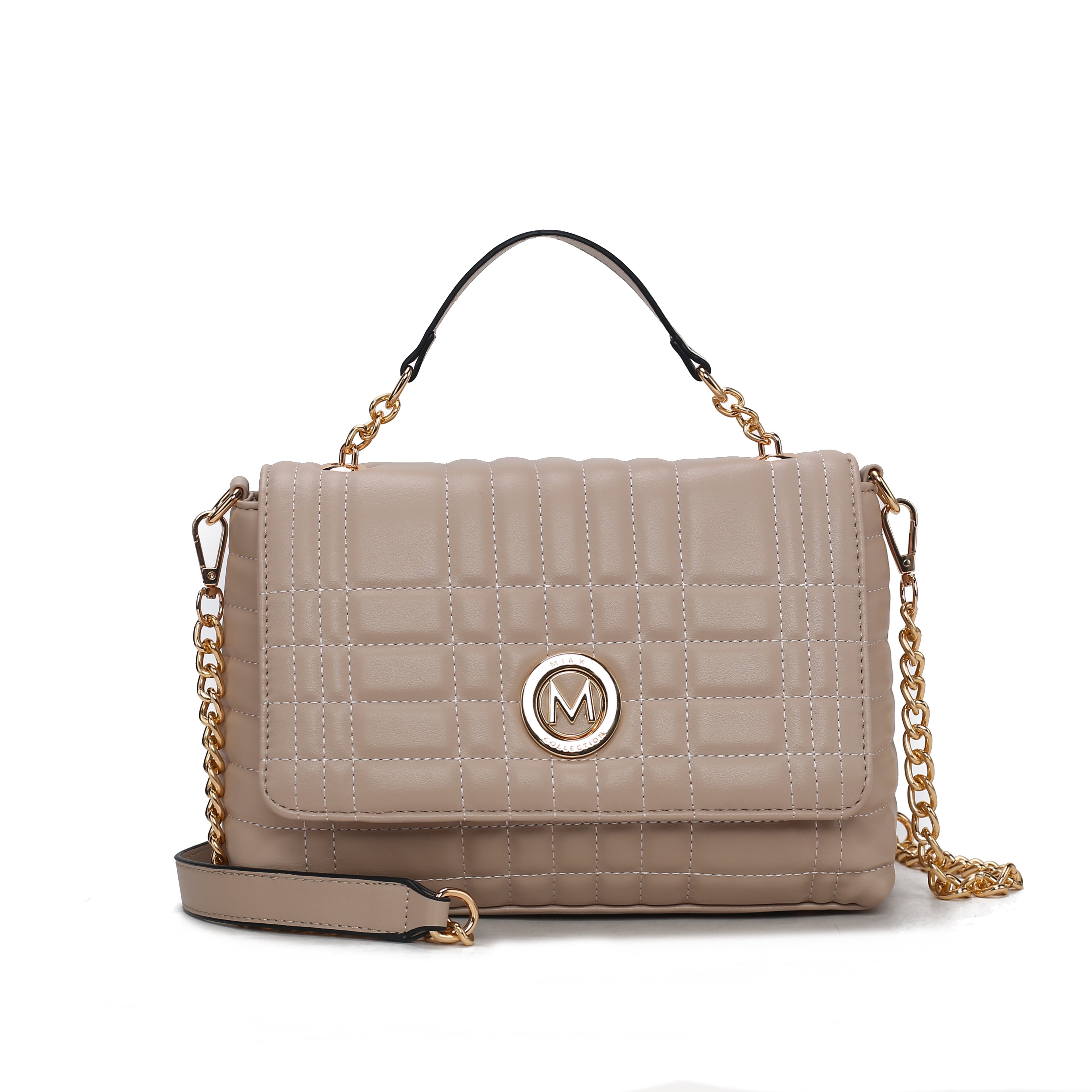  MKF Collection Lola Shoulder Bag - Beige - Bonton