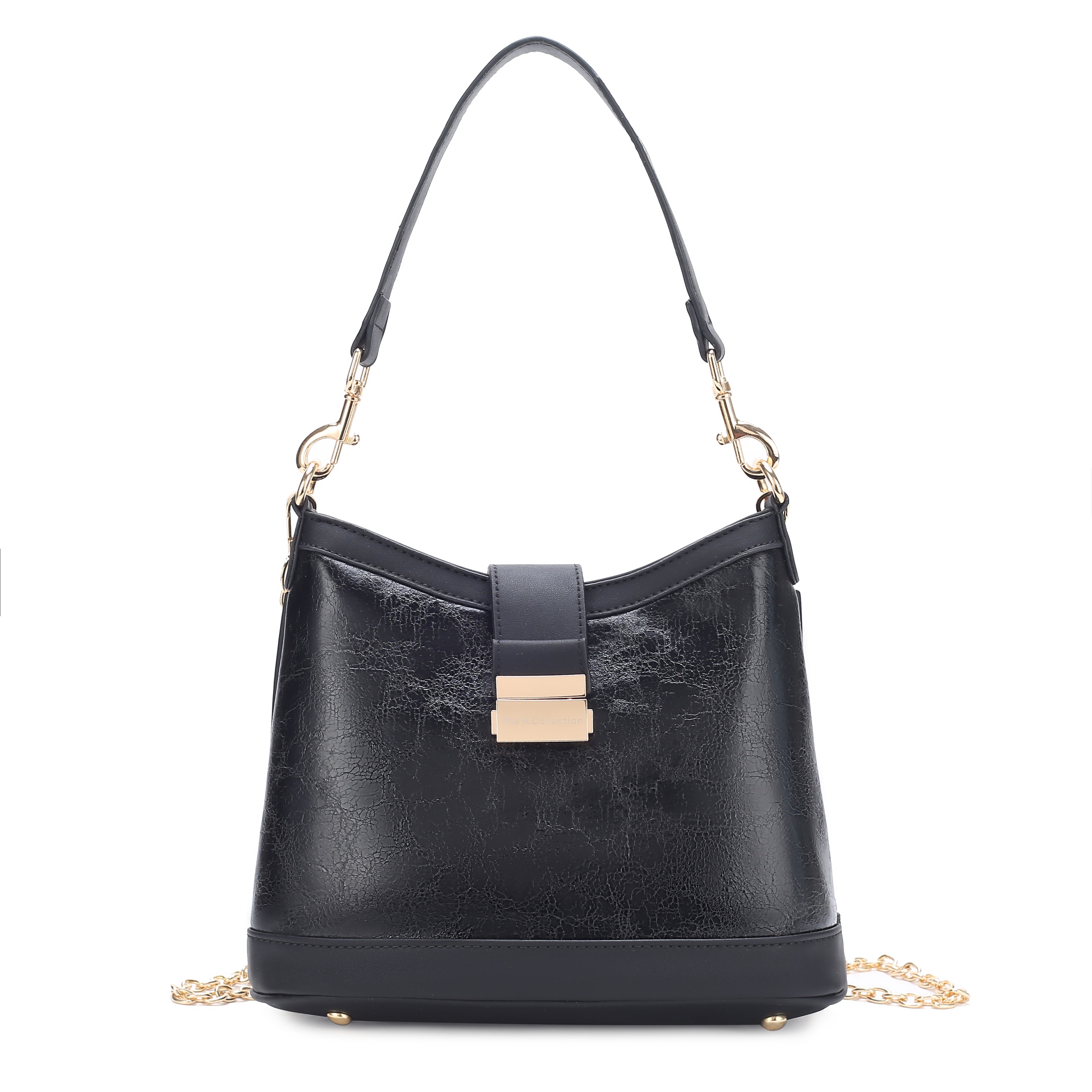  MKF Collection Pilar Shoulder Bag - Pewter - Bonton