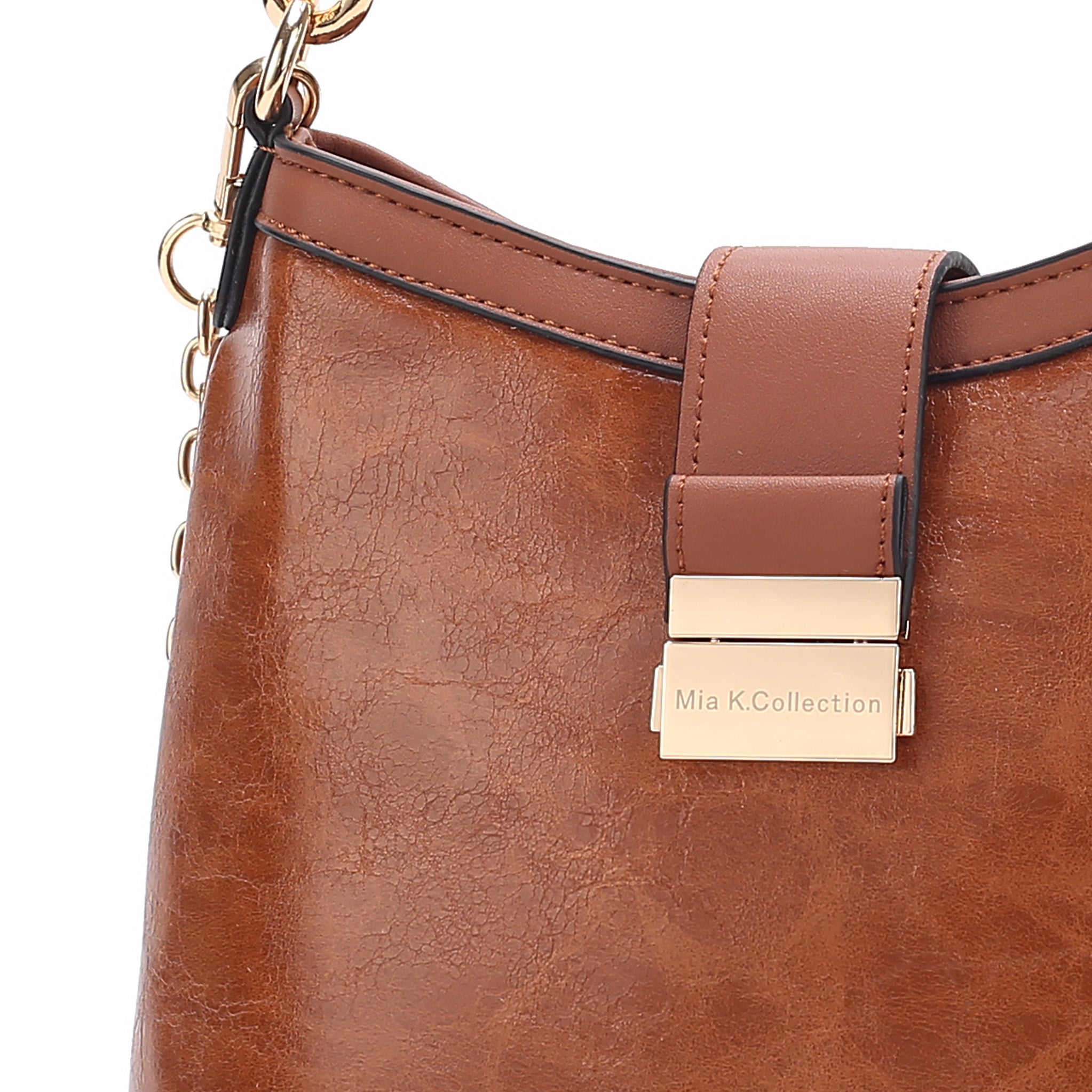  MKF Collection Pilar Shoulder Bag - Pewter - Bonton