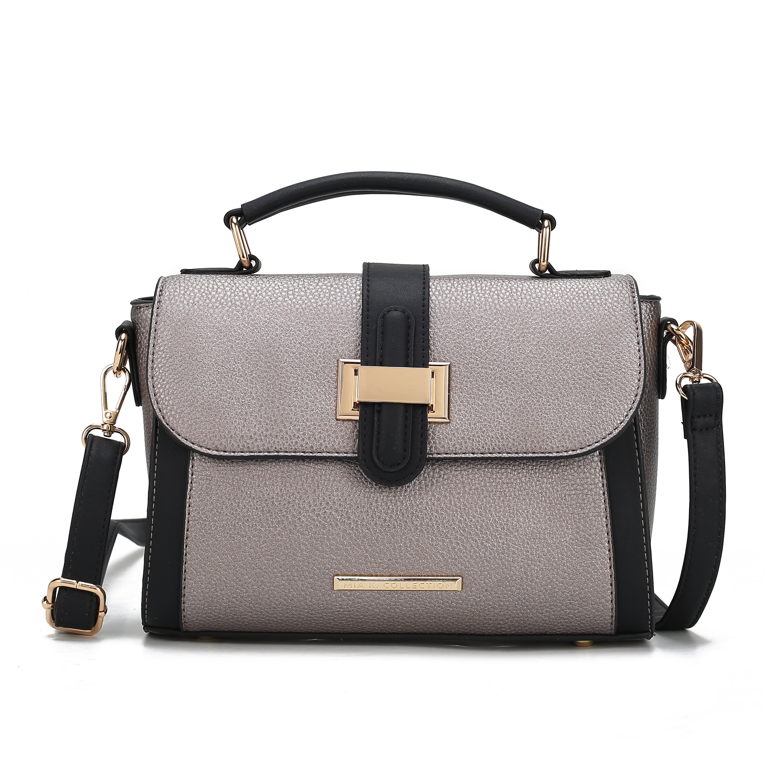  MKF Collection Willa Shoulder Bag - Charcoal Grey - Bonton