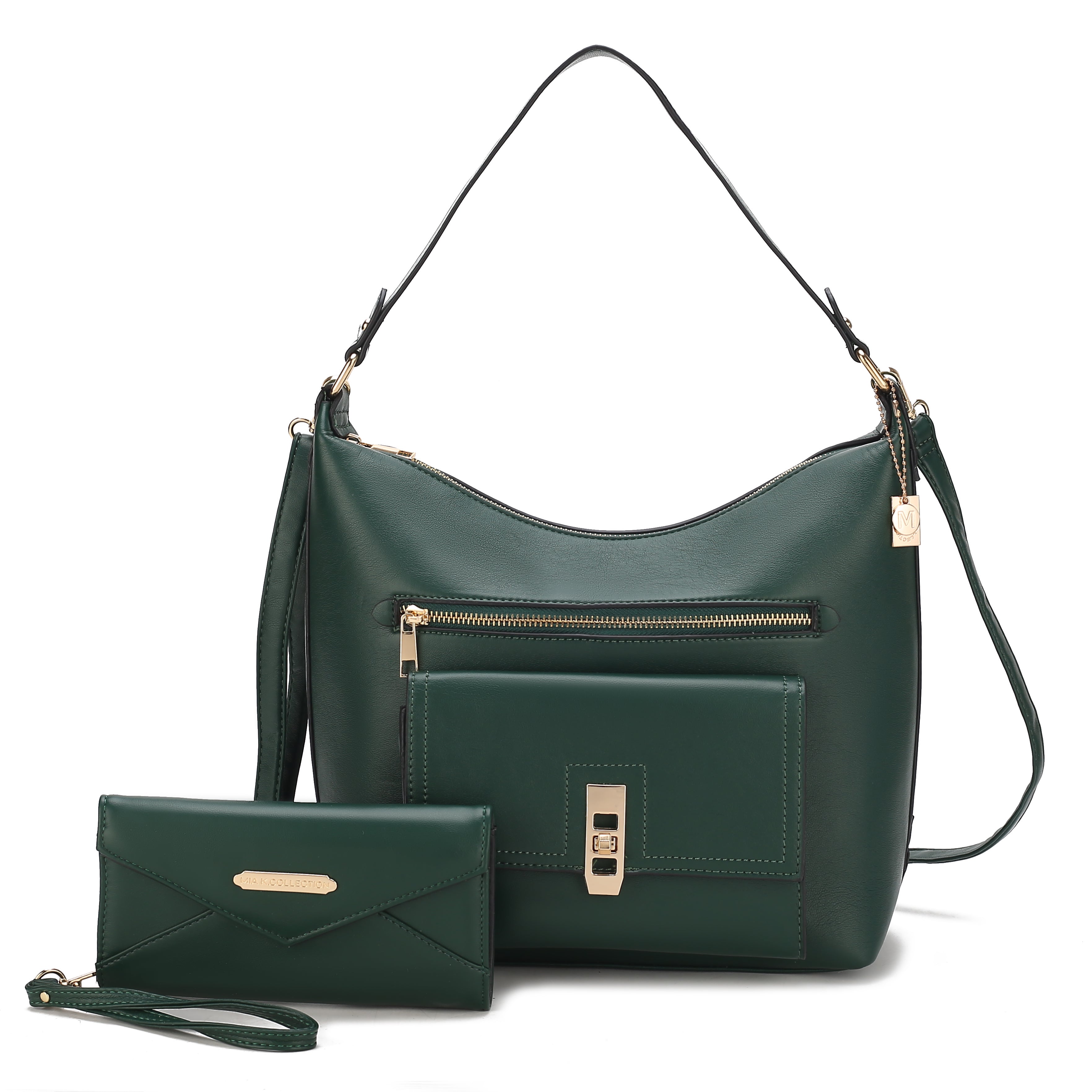  MKF Collection Clara Shoulder Bag and Set - Black - Bonton