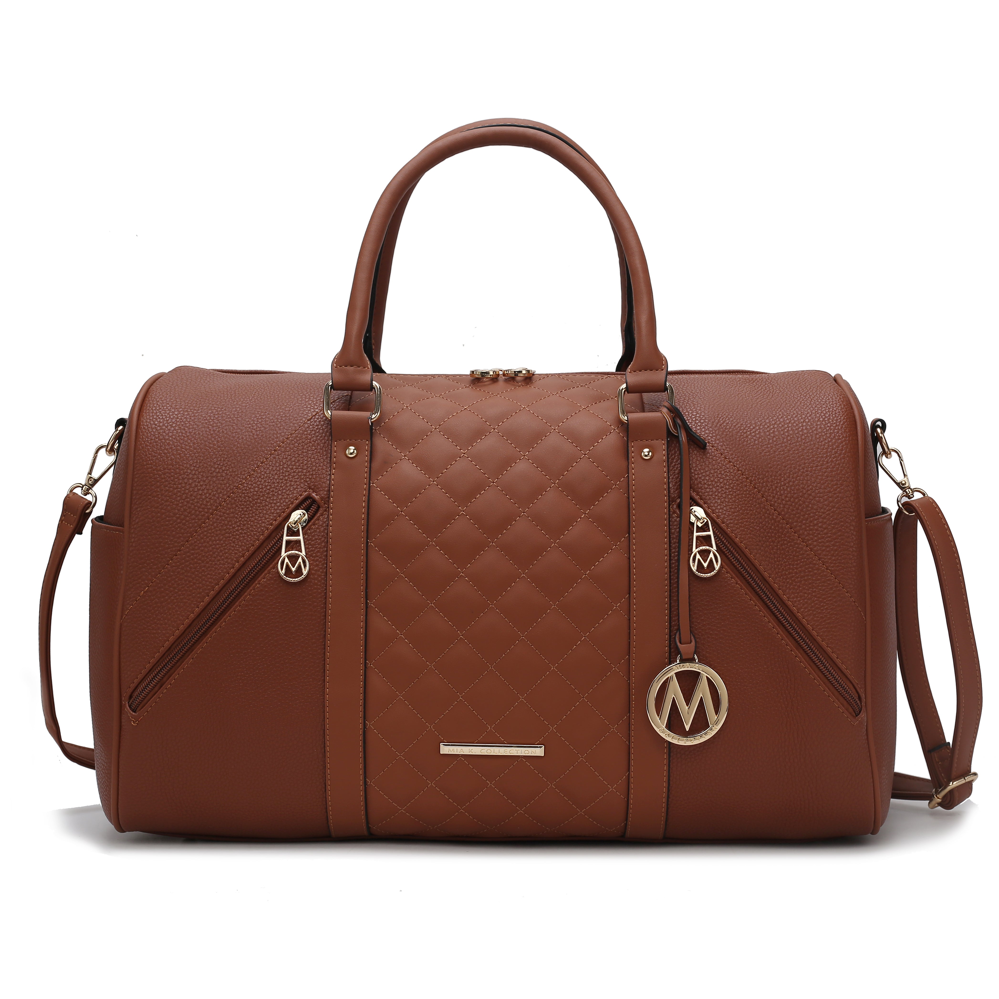  MKF Collection Allegra Weekender Bag - Brown - Bonton
