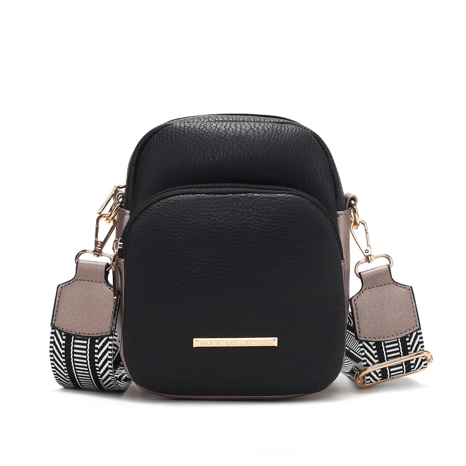  MKF Collection Rachel Crossbody Bag - Black - Bonton