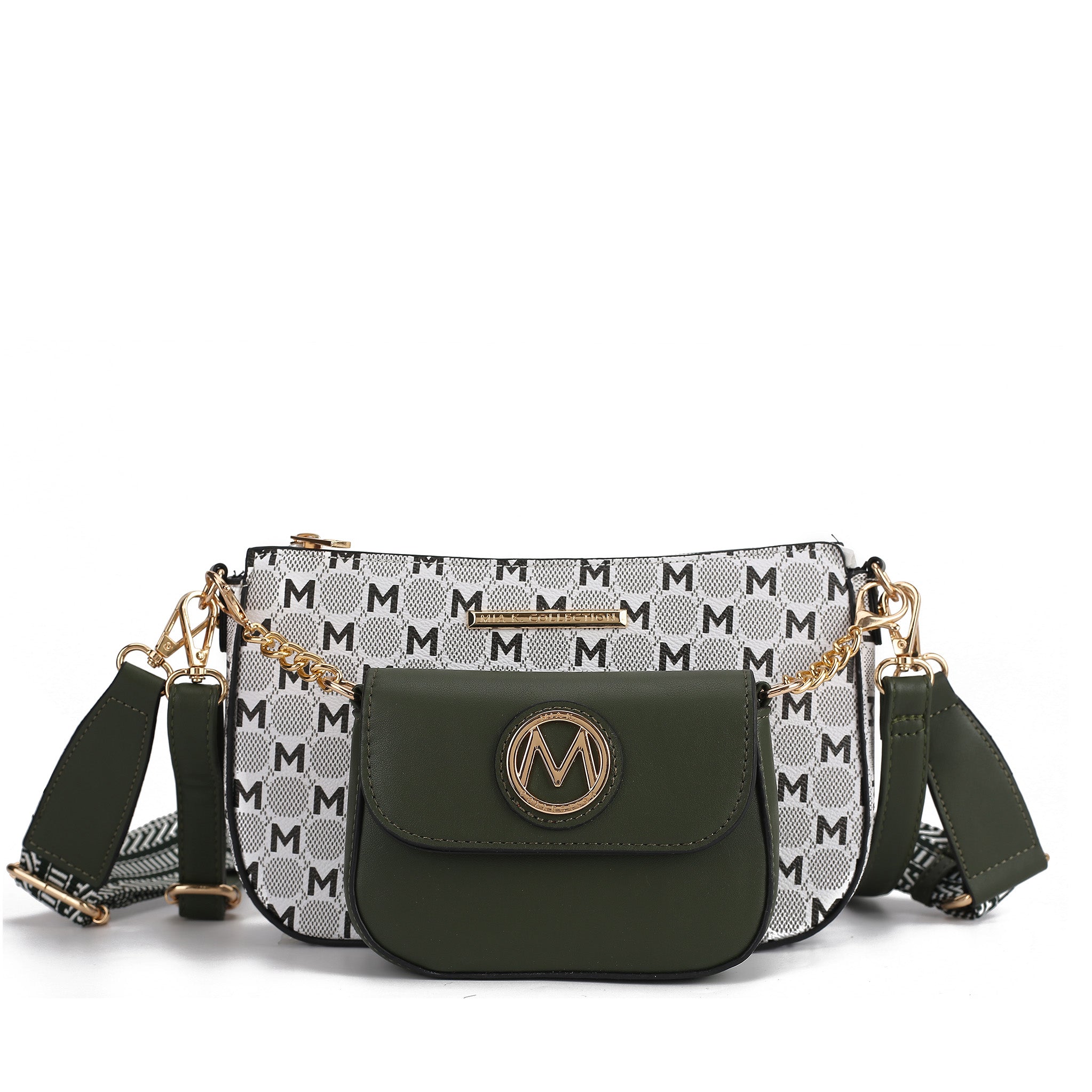  MKF Collection Ciri Double Bag - Black - Bonton