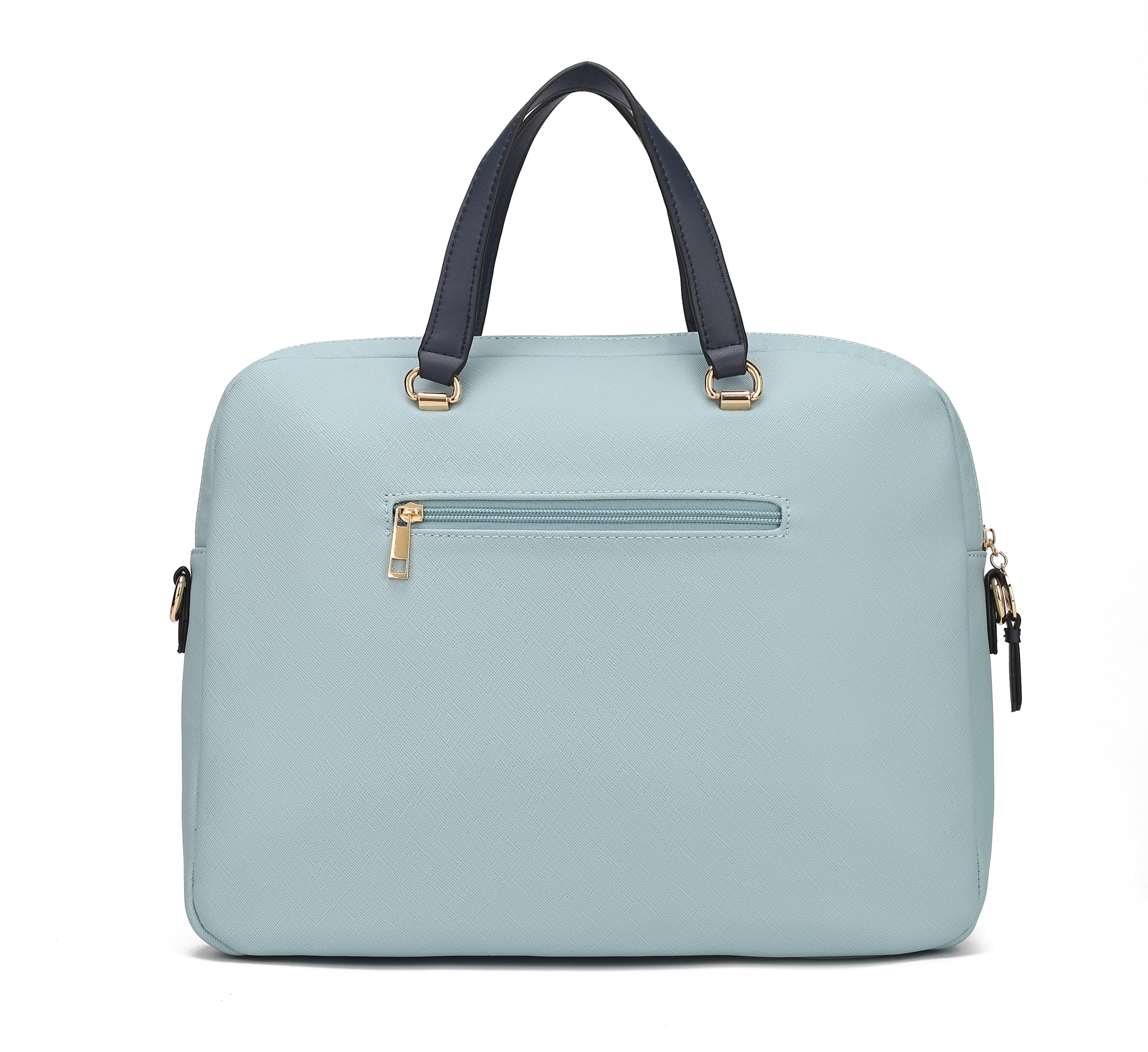  MKF Collection Rose Laptop Case - Light Blue - Bonton