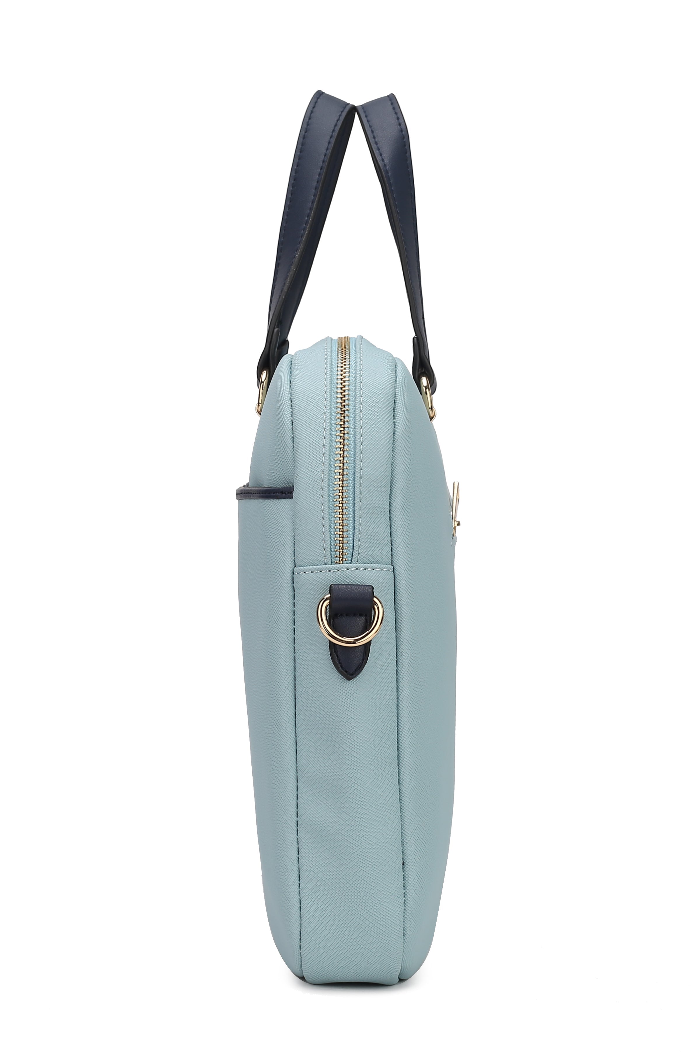  MKF Collection Rose Laptop Case - Light Blue - Bonton