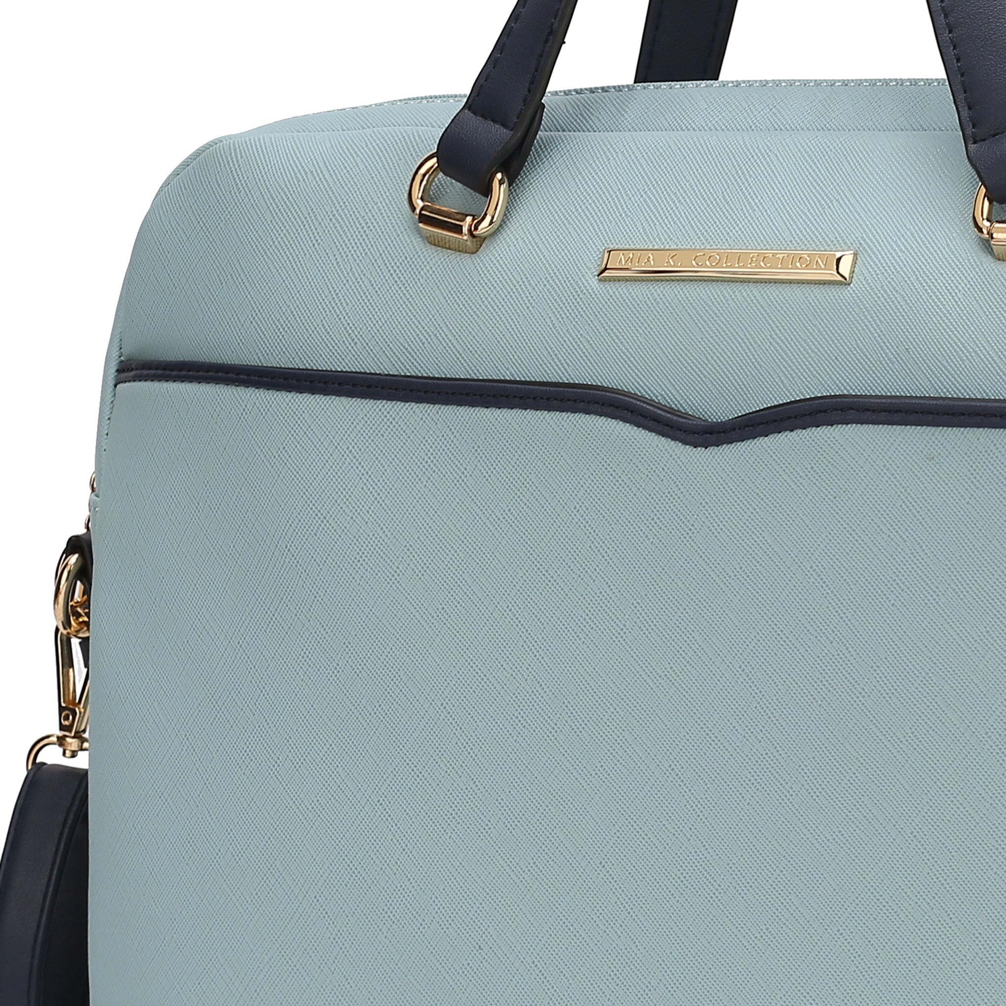  MKF Collection Rose Laptop Case - Light Blue - Bonton