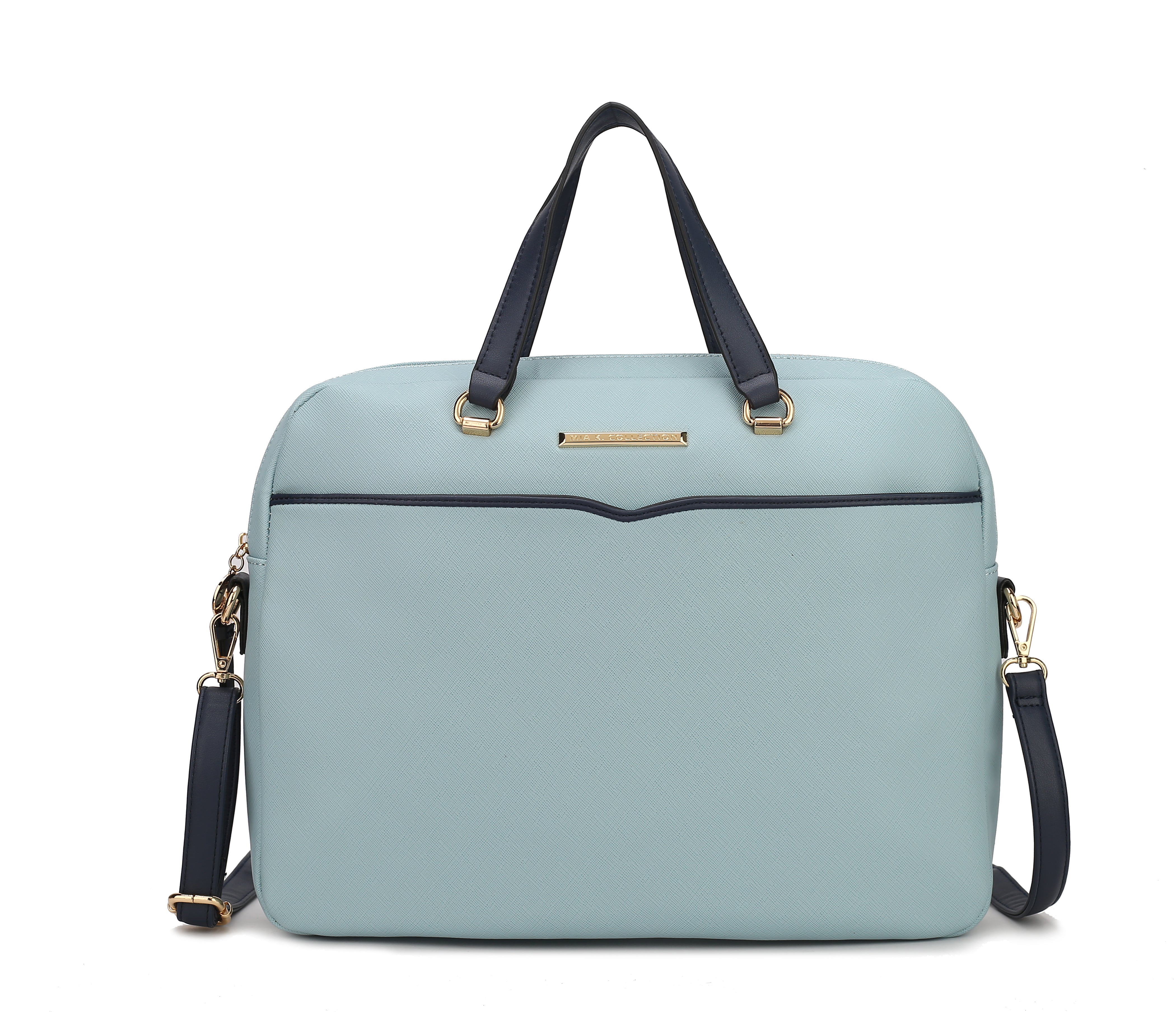  MKF Collection Rose Laptop Case - Light Blue - Bonton