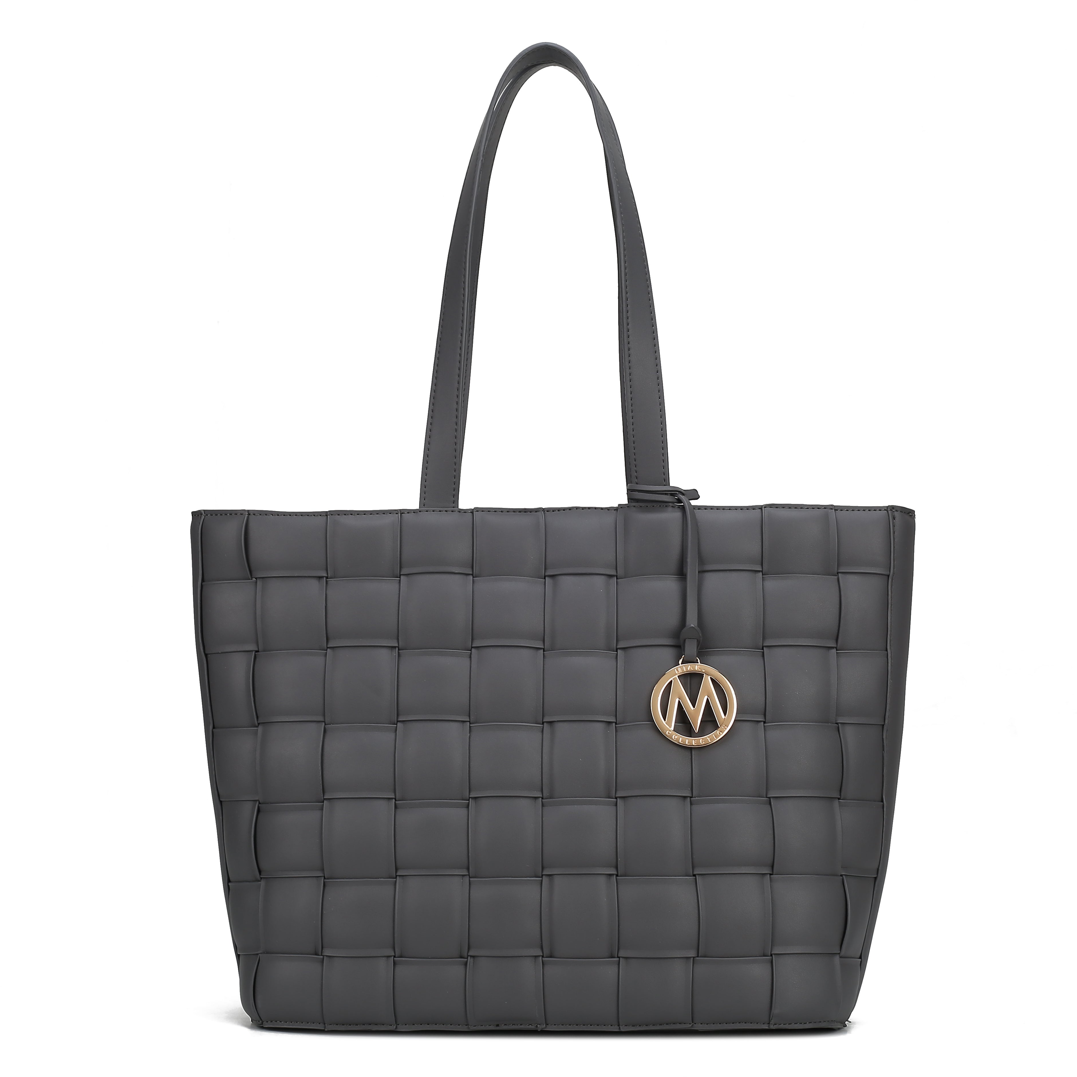  MKF Collection Rowan Woven Tote Bag - Black - Bonton