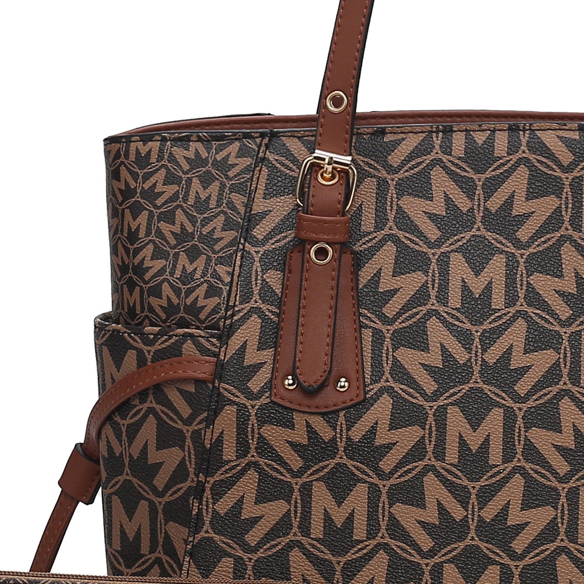  MKF Collection Pauline Tote Bag and Set - Lavender - Bonton