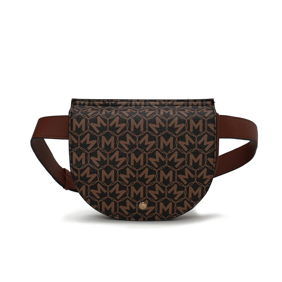  MKF Collection Daksha Signature Belt Waist Bag - Black - Bonton