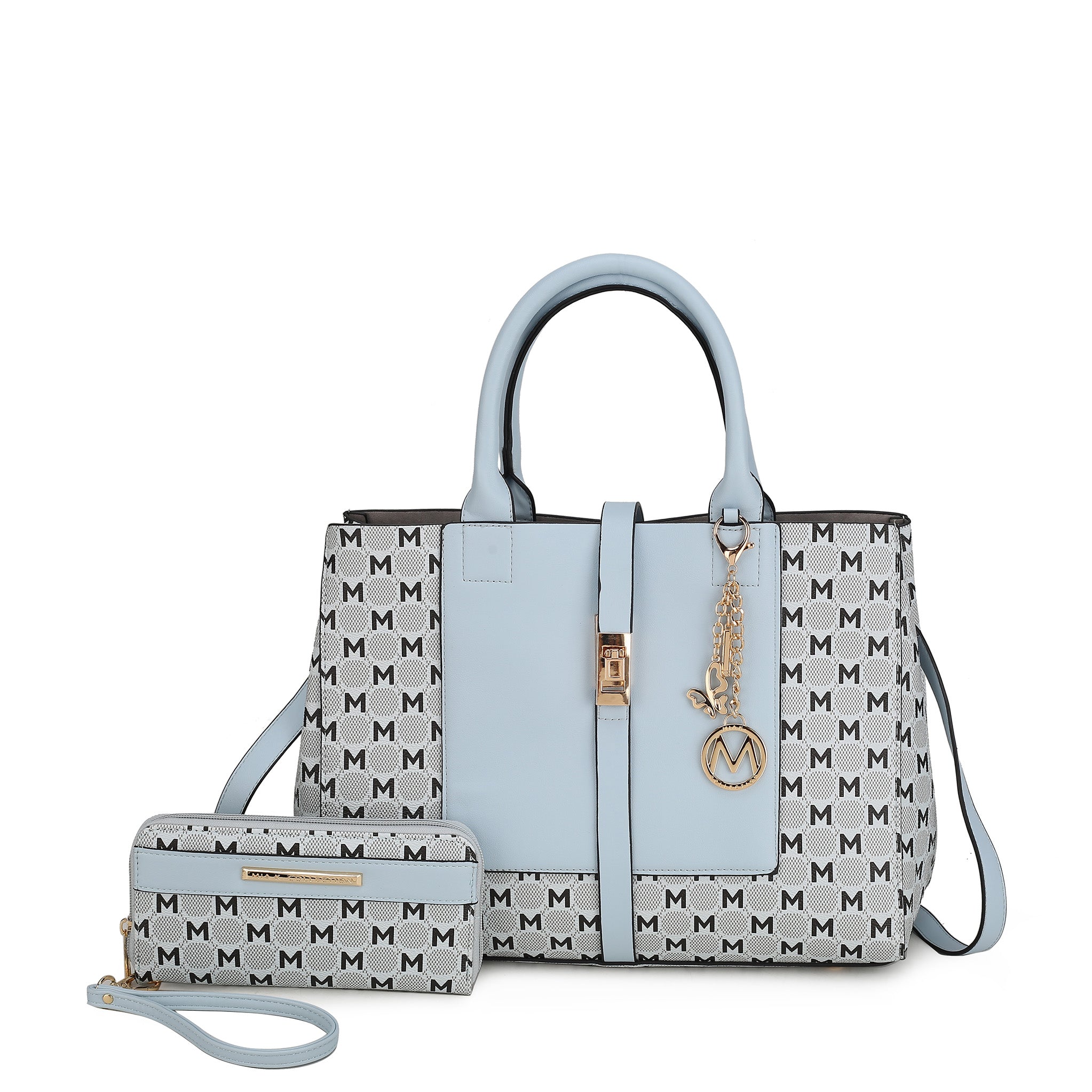  MKF Collection Yuliana III Shoulder Bag and Wallet Set - Black - Bonton