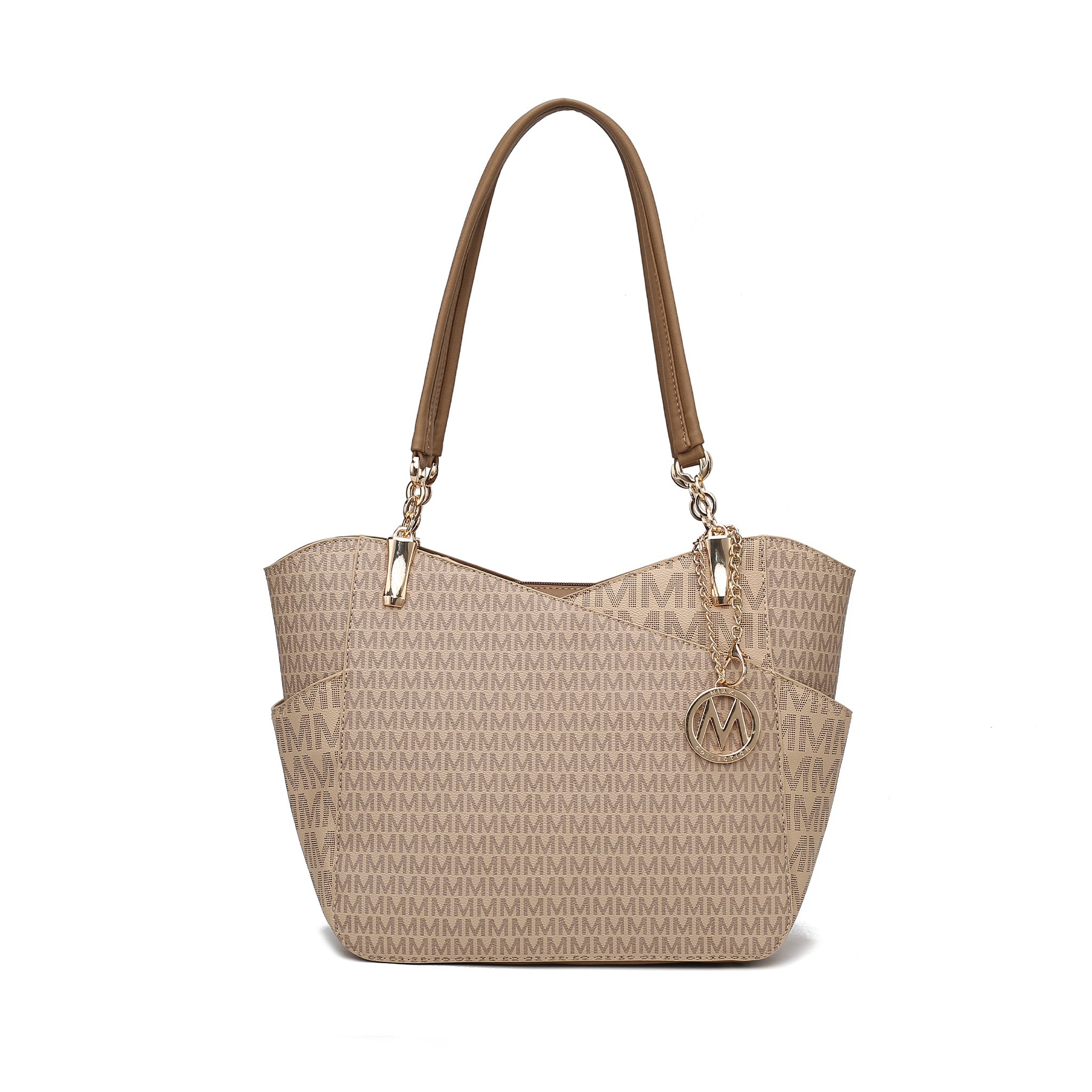  MKF Collection Jules Signature Tote Bag - Beige - Bonton