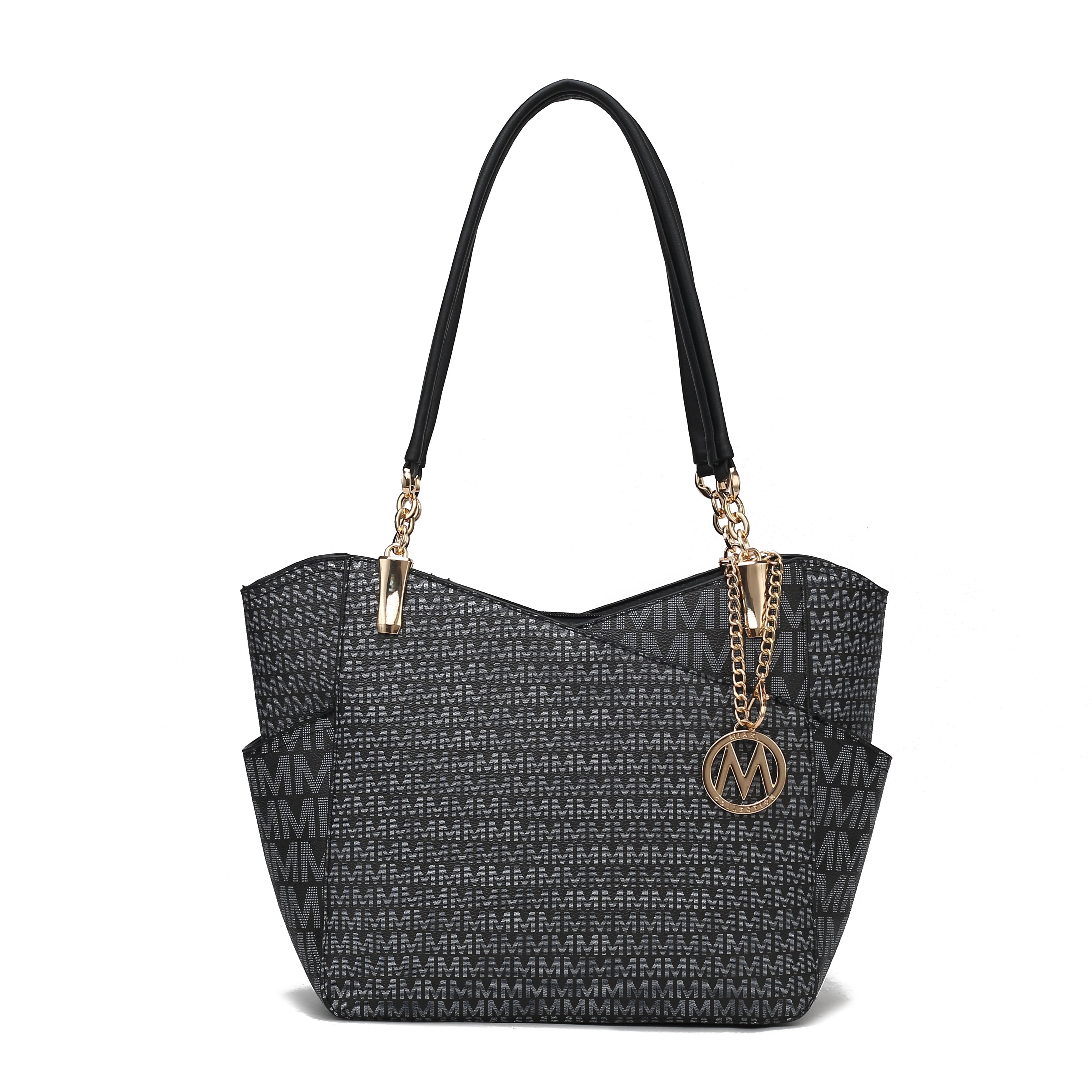  MKF Collection Jules Signature Tote Bag - Black - Bonton