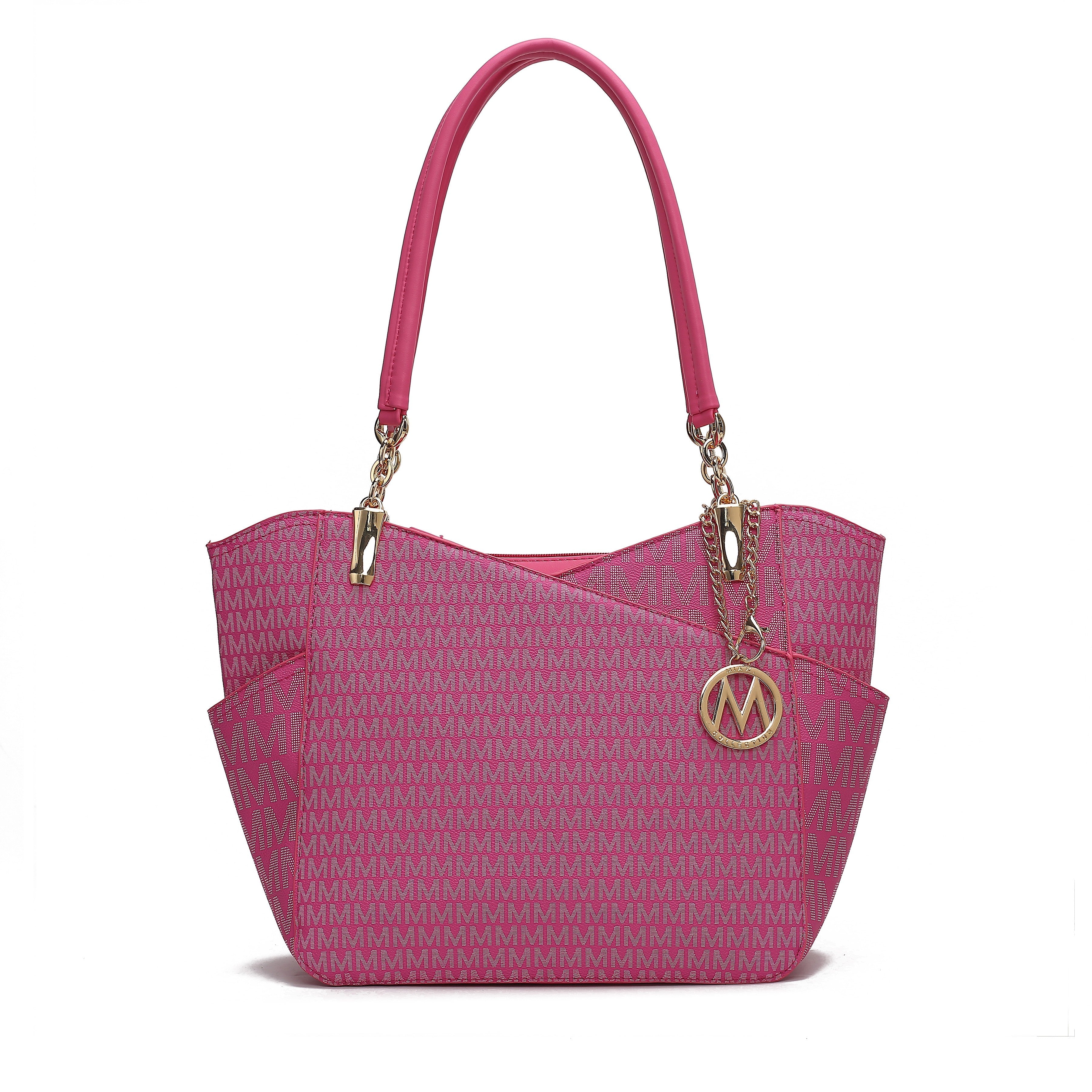  MKF Collection Jules Signature Tote Bag - Beige - Bonton