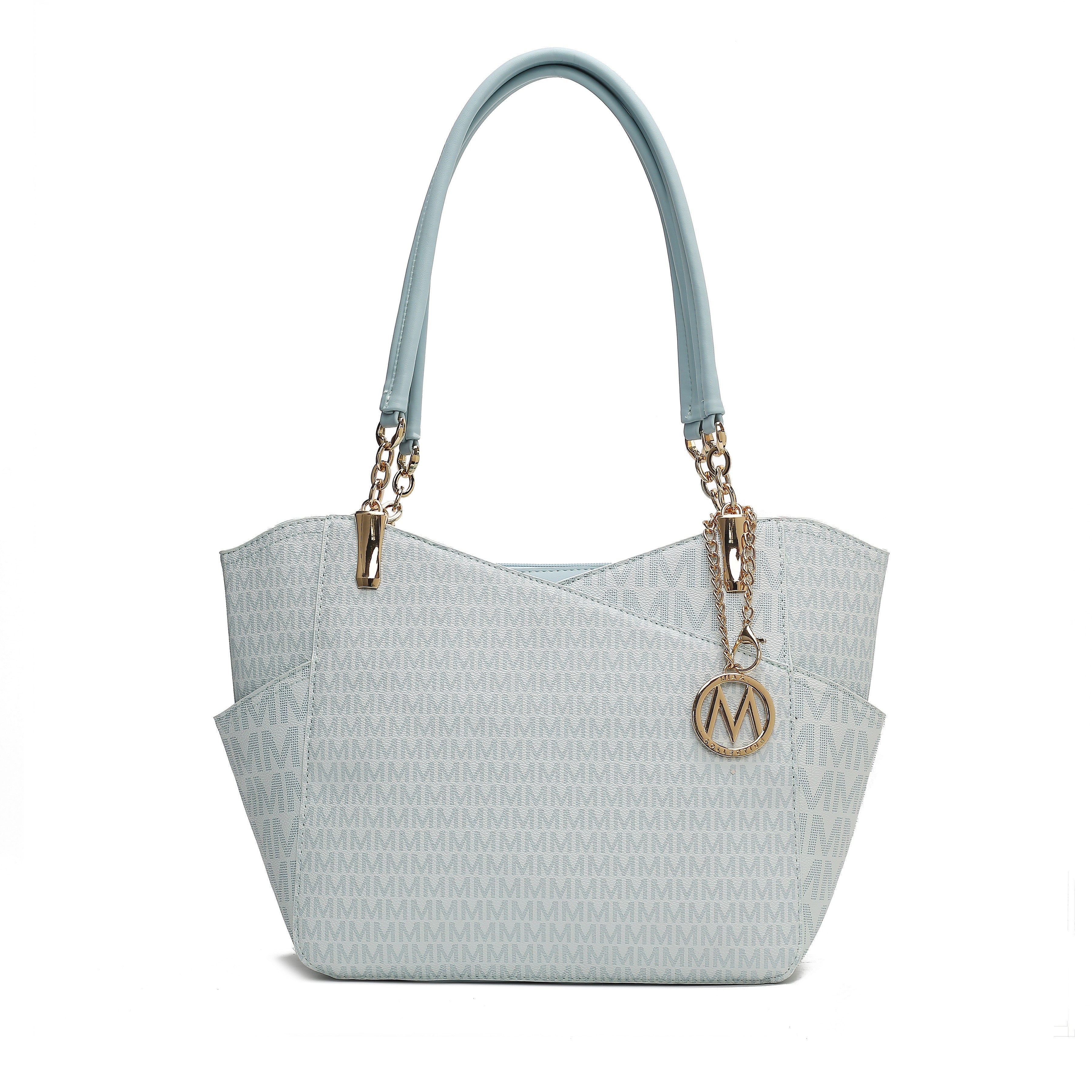  MKF Collection Jules Signature Tote Bag - Beige - Bonton