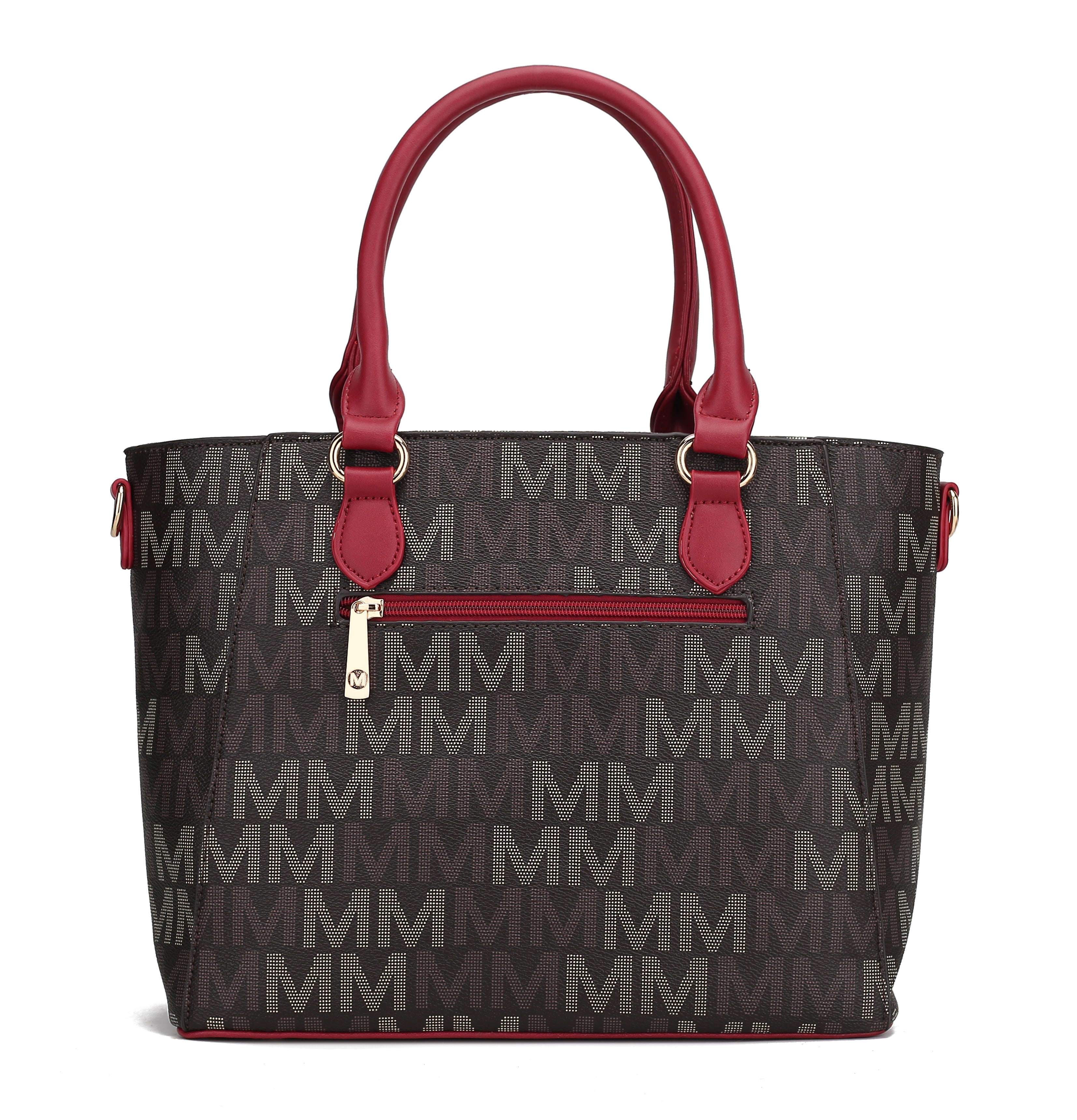  MKF Collection Siena Signature Tote Bag - Red - Bonton