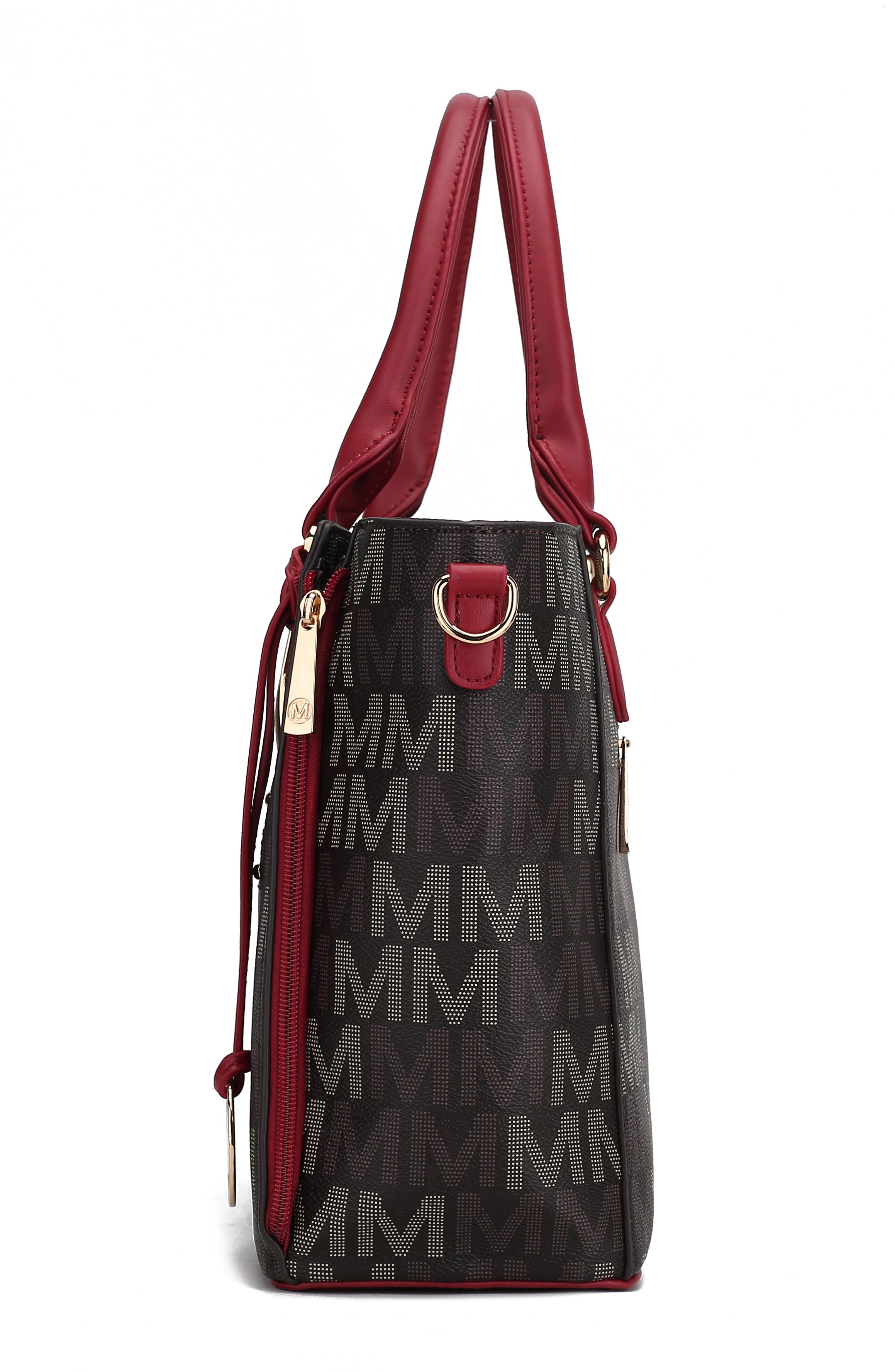  MKF Collection Siena Signature Tote Bag - Red - Bonton