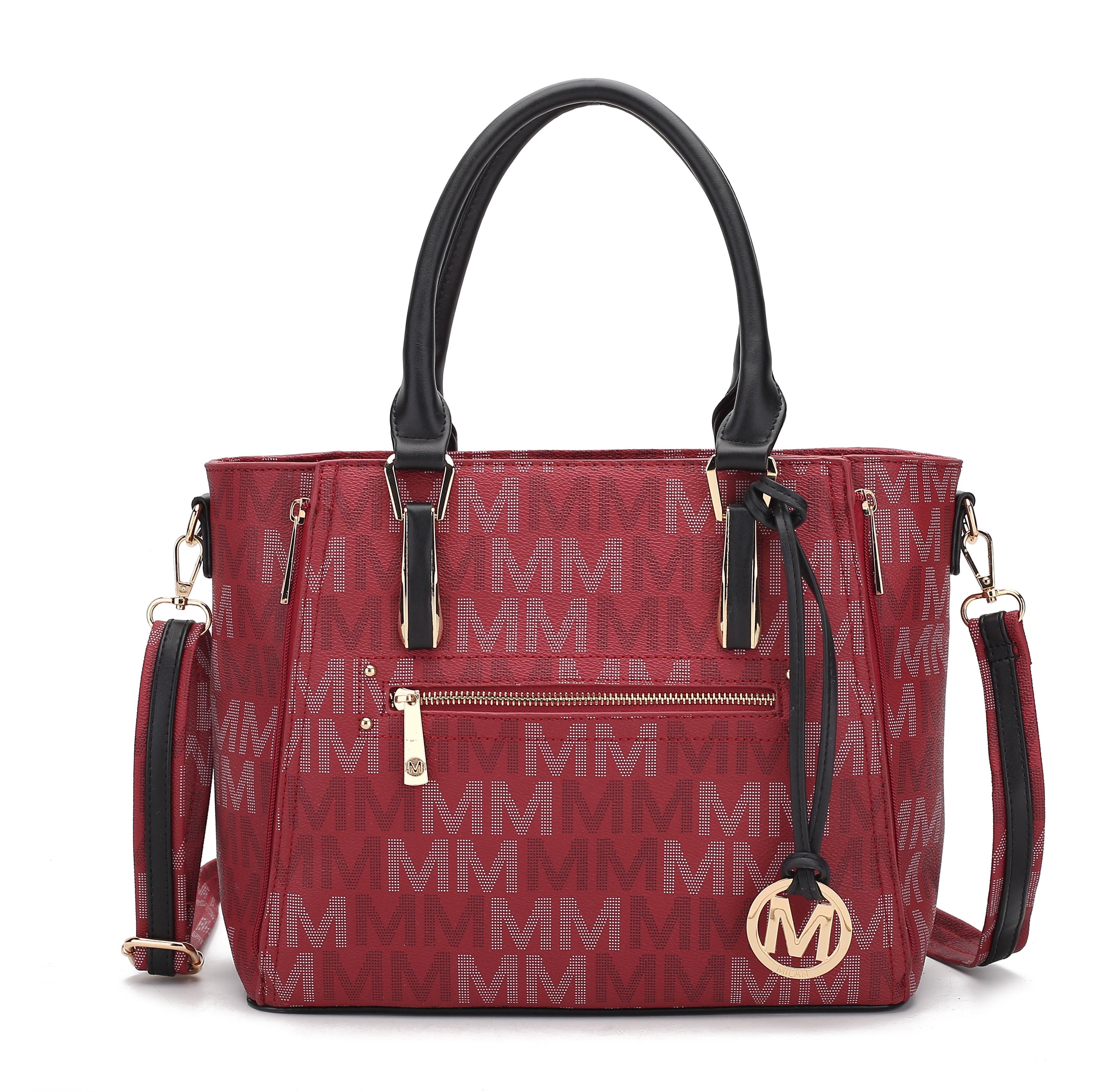  MKF Collection Siena Signature Tote Bag - Red - Bonton