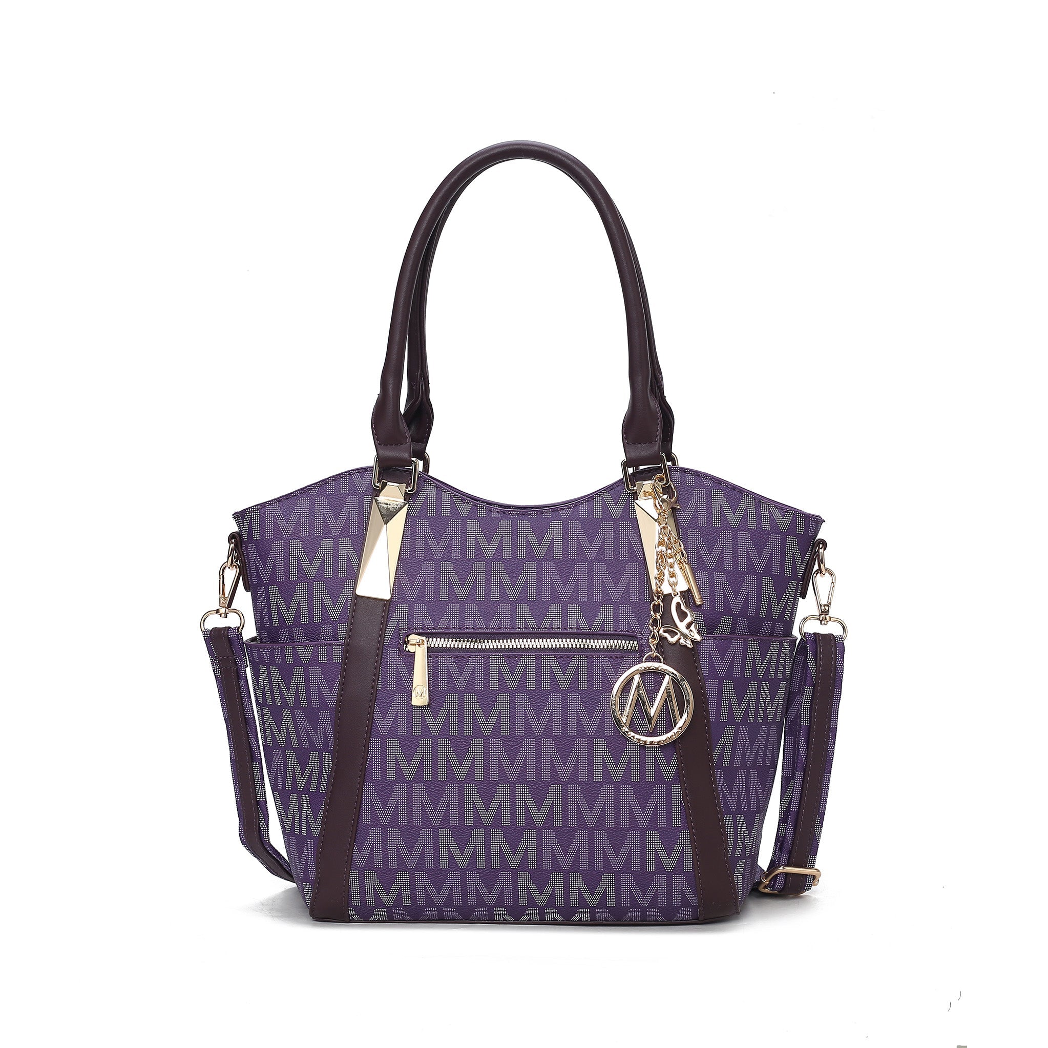  MKF Collection Jeneece Signature Tote Bag - Red - Bonton