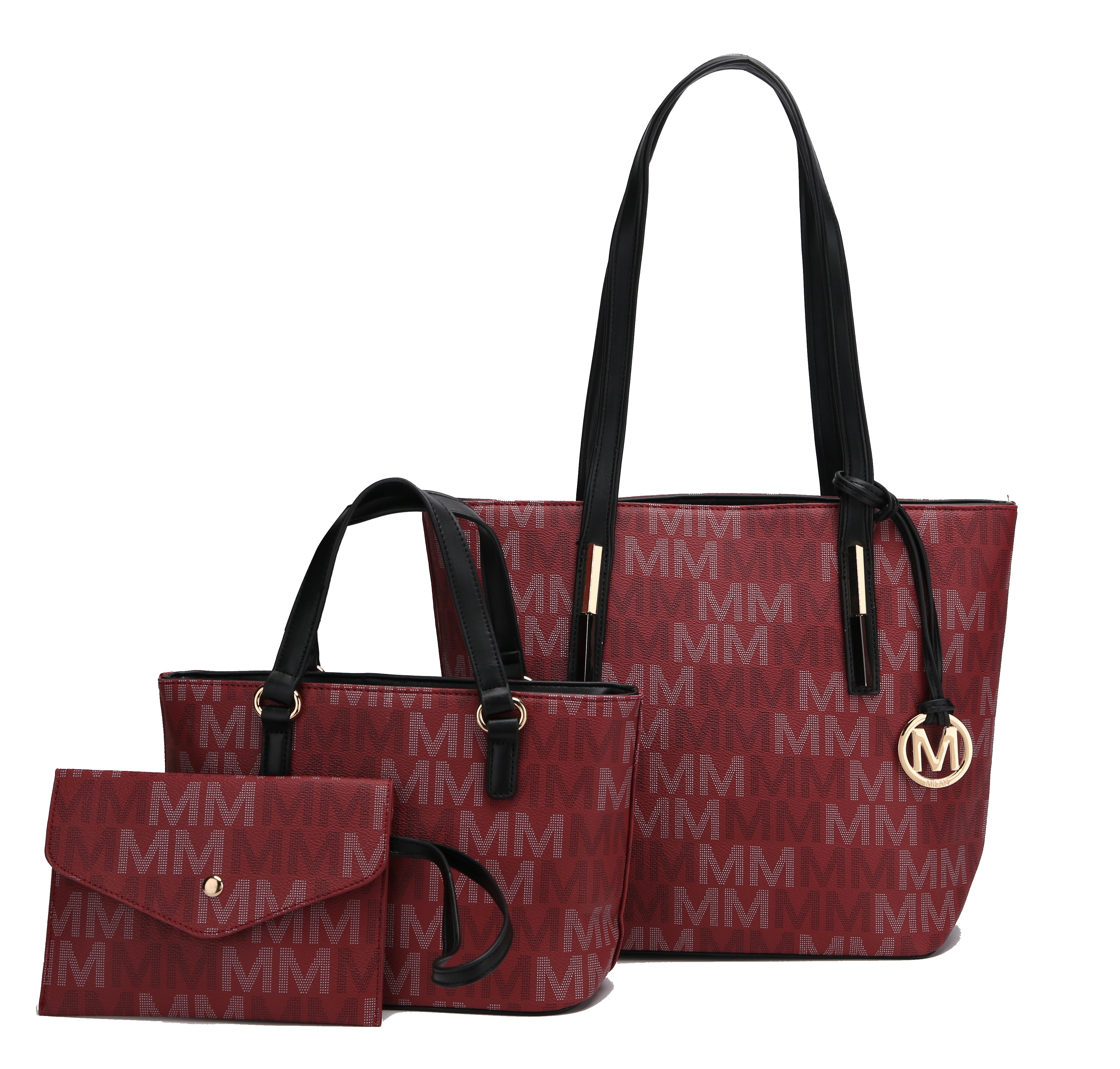  MKF Collection Aylet  Signature Tote Bag and Set - Beige - Bonton