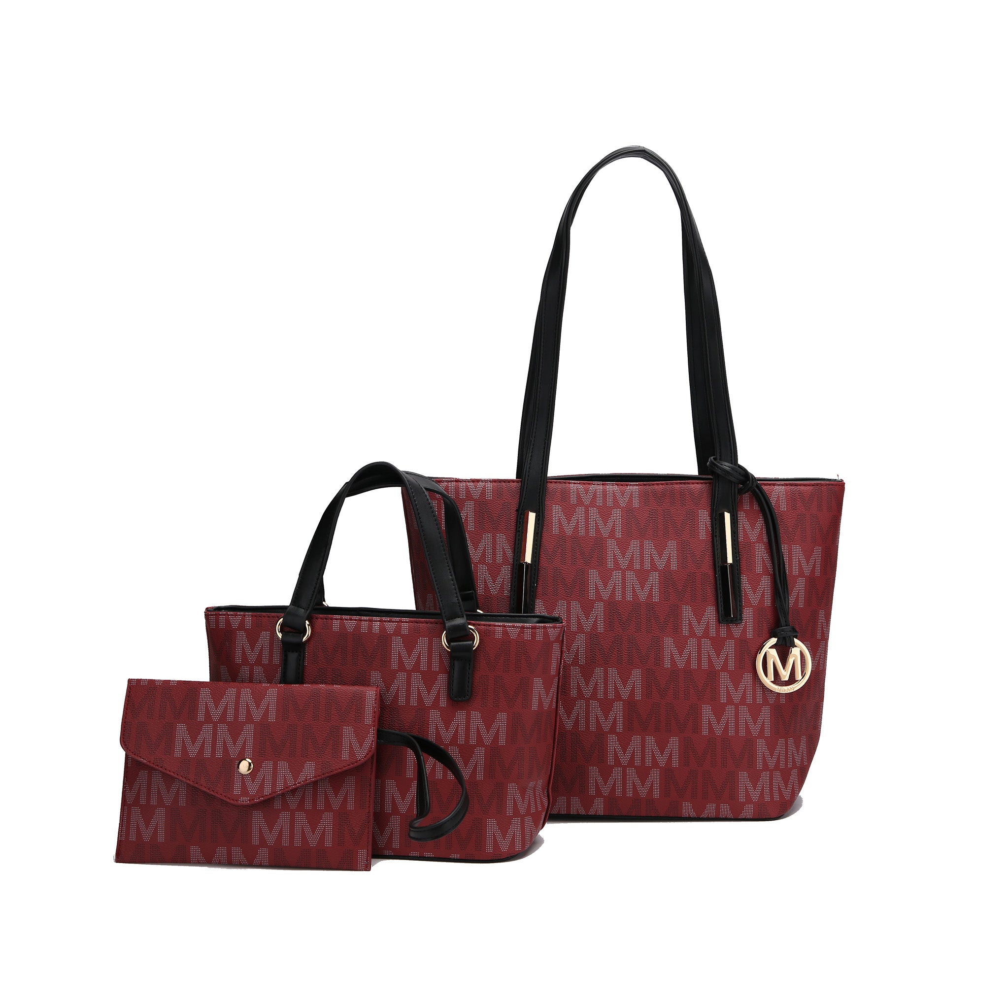  MKF Collection Aylet  Signature Tote Bag and Set - Beige - Bonton