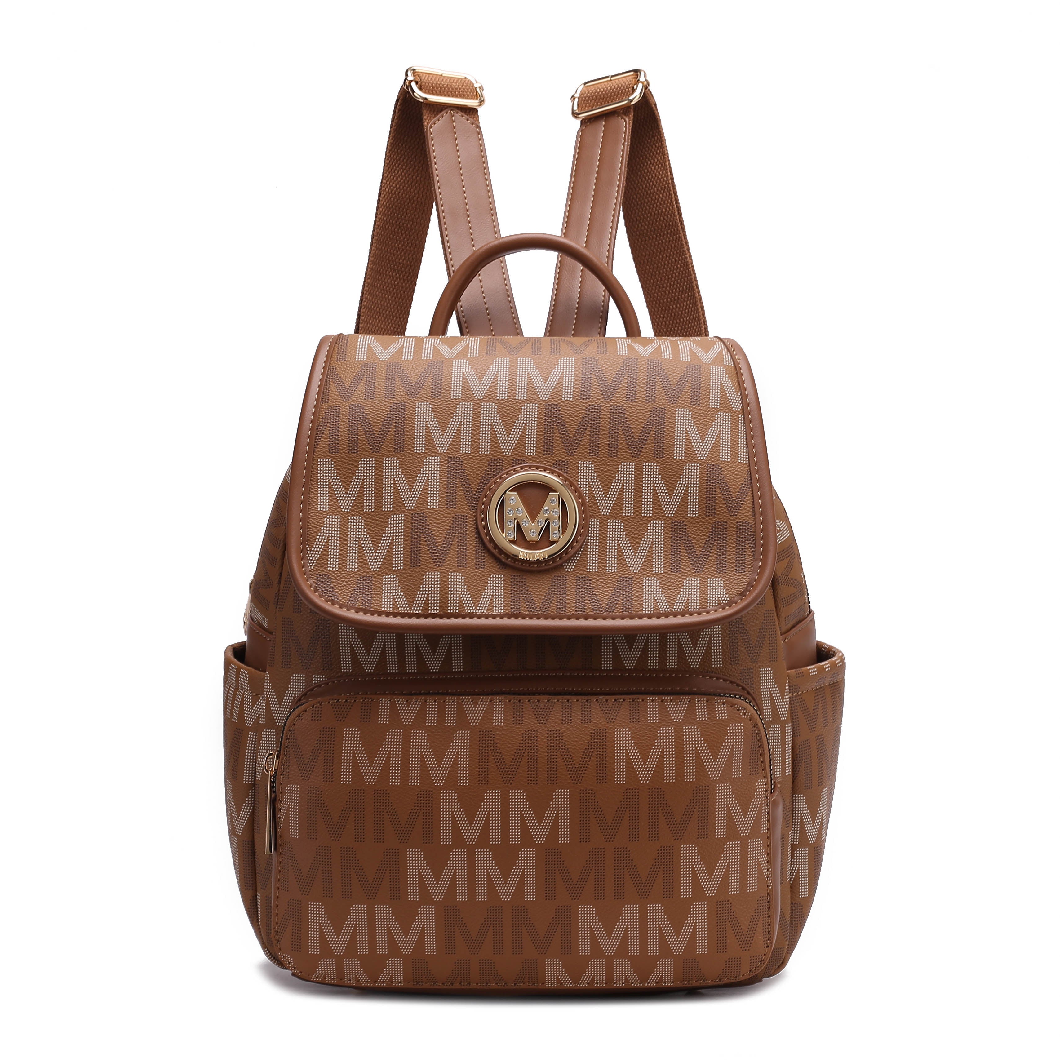  MKF Collection Drea Signature Backpack - Beige - Bonton