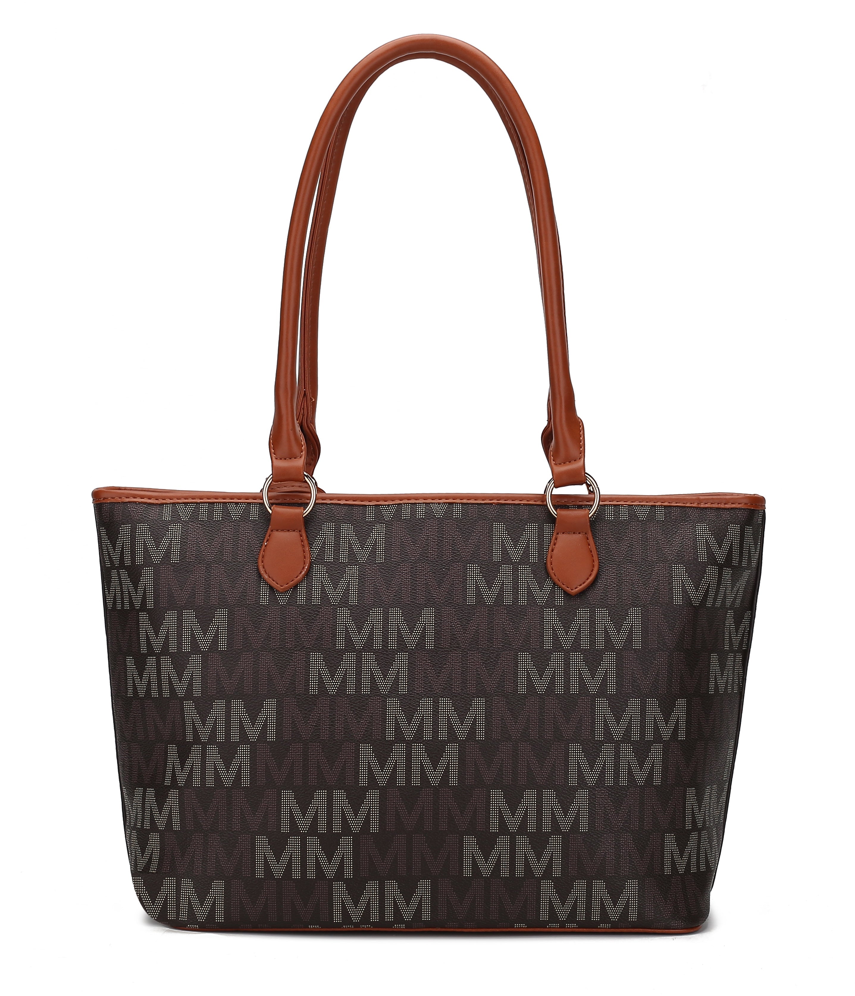  MKF Collection Alexy Signature Tote Bag and Set - Beige - Bonton