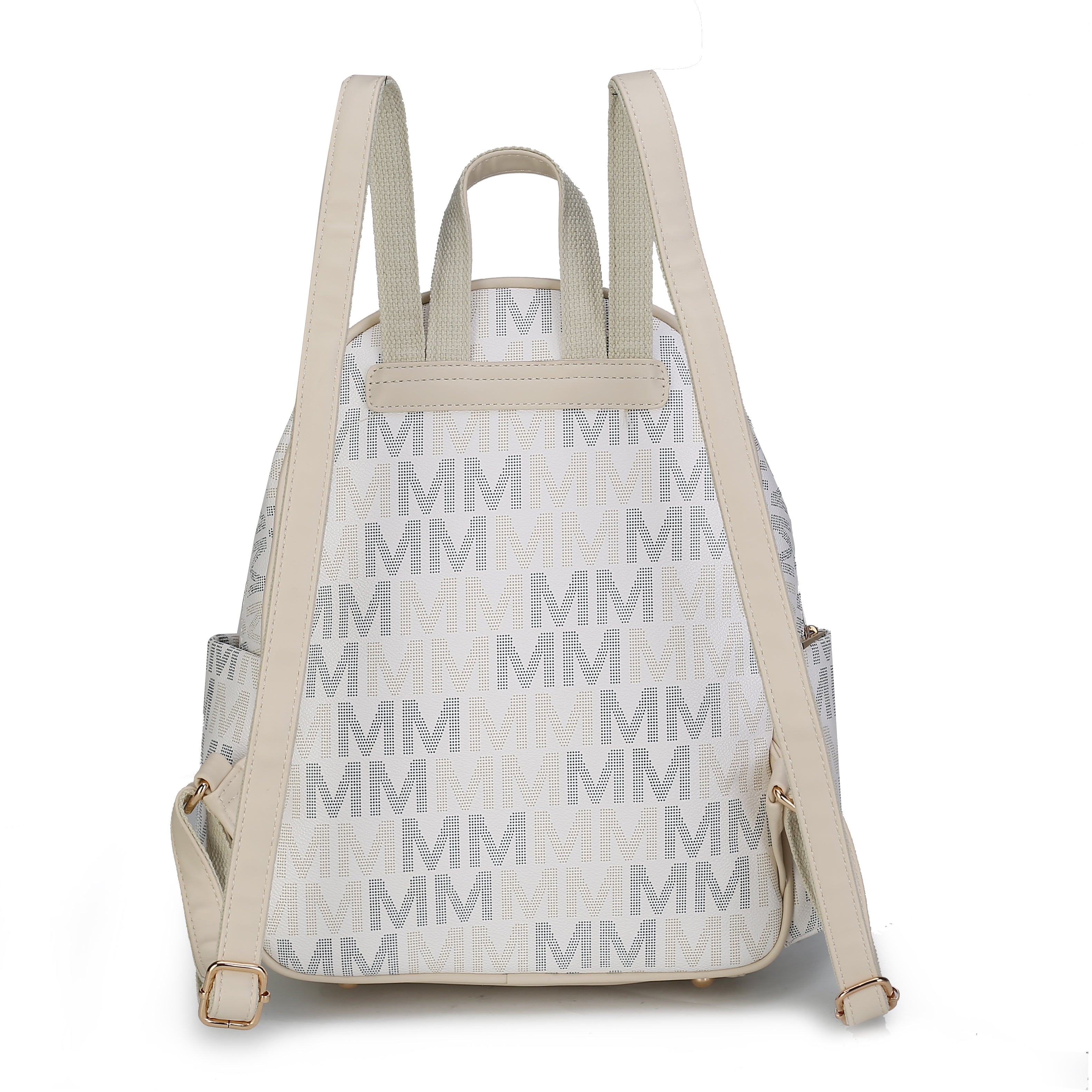  MKF Collection Palmer Signature Backpack - Beige - Bonton