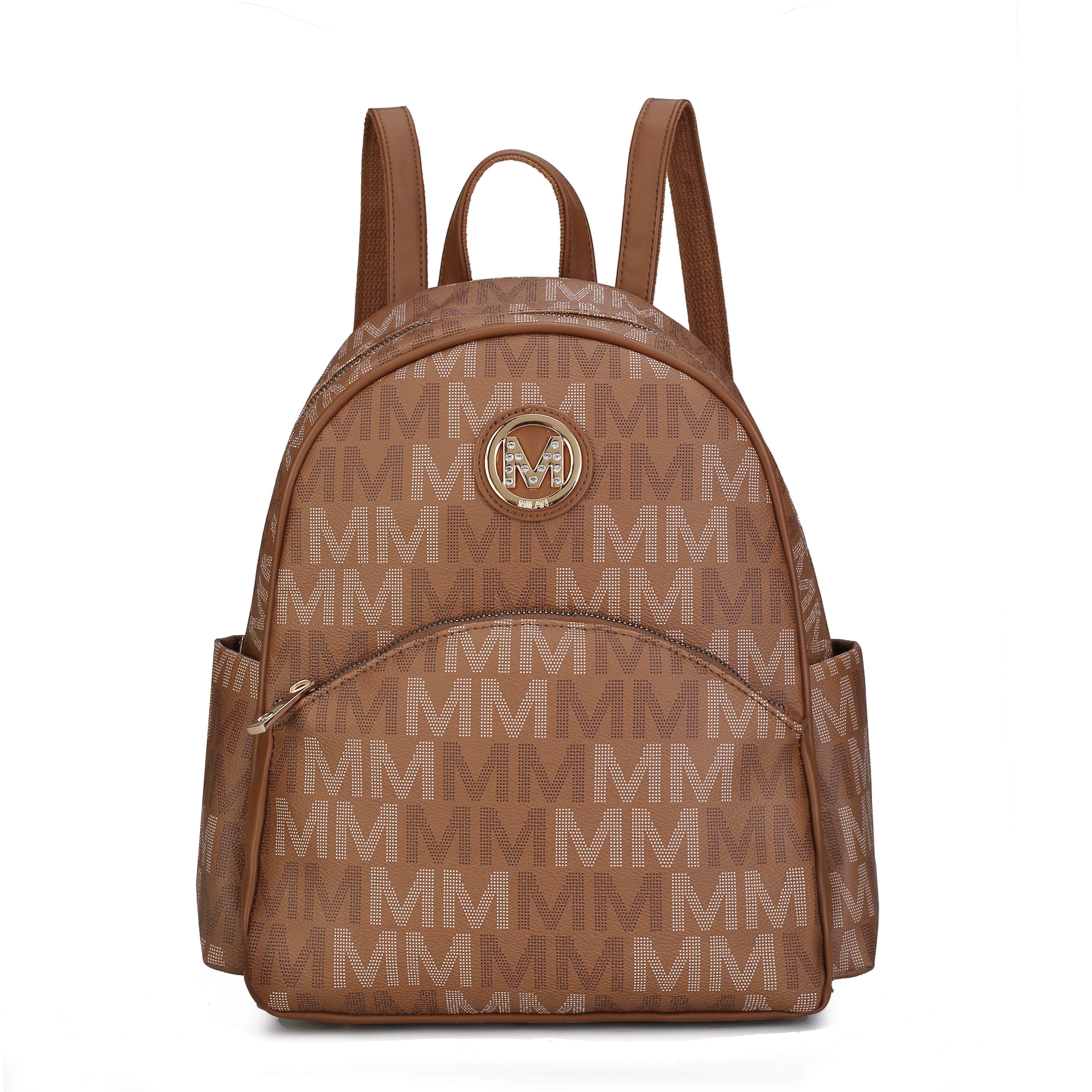  MKF Collection Palmer Signature Backpack - Beige - Bonton