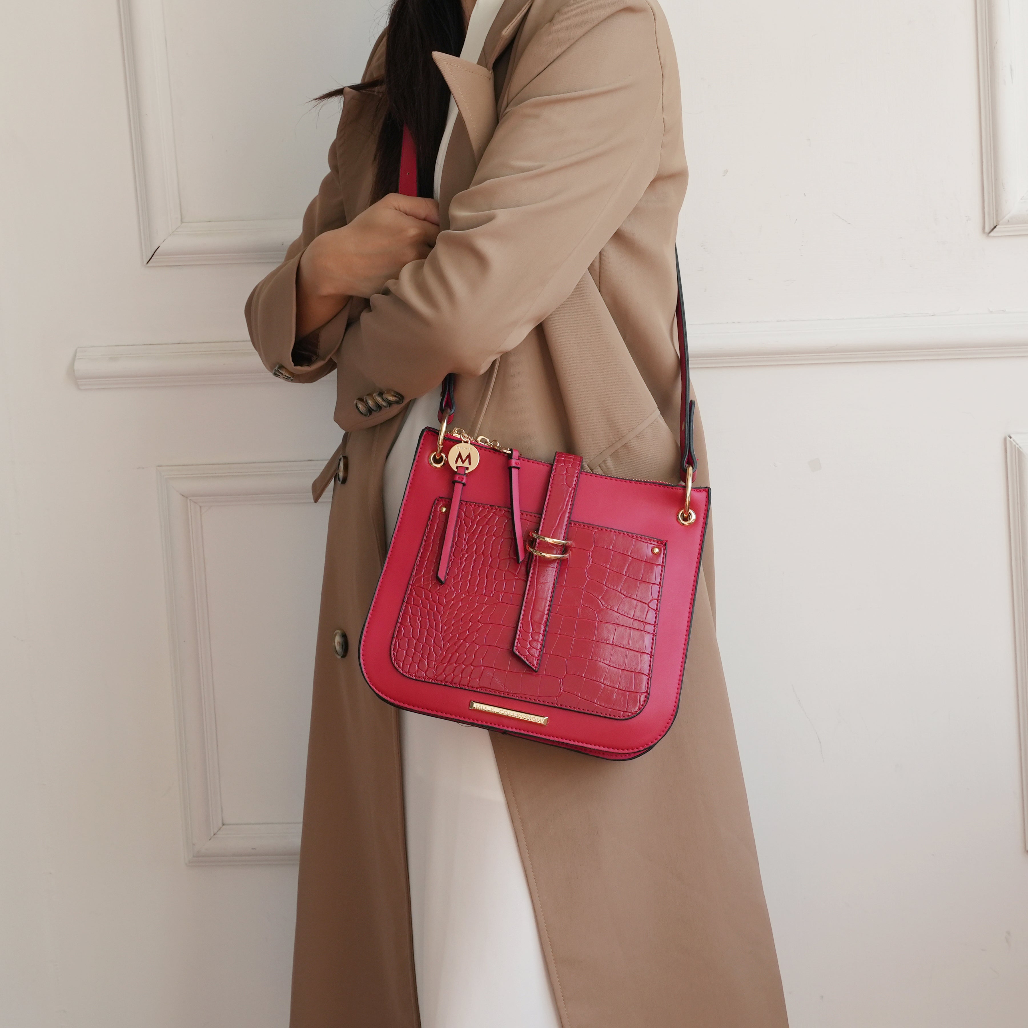  MKF Collection Kiltienne Crossbody Bag - Black - Bonton