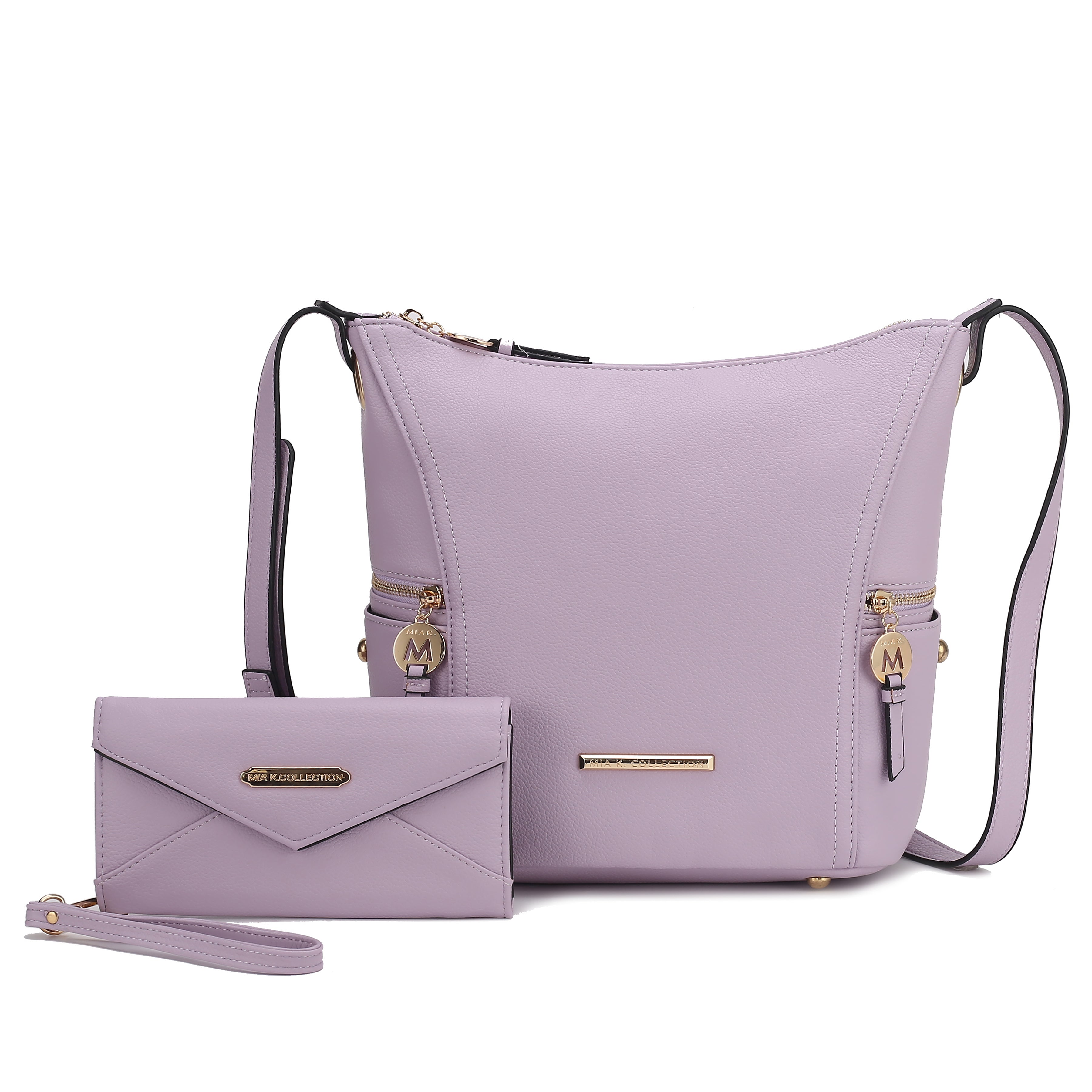  MKF Collection Lux Shoulder Bag and Set - Mustard - Bonton