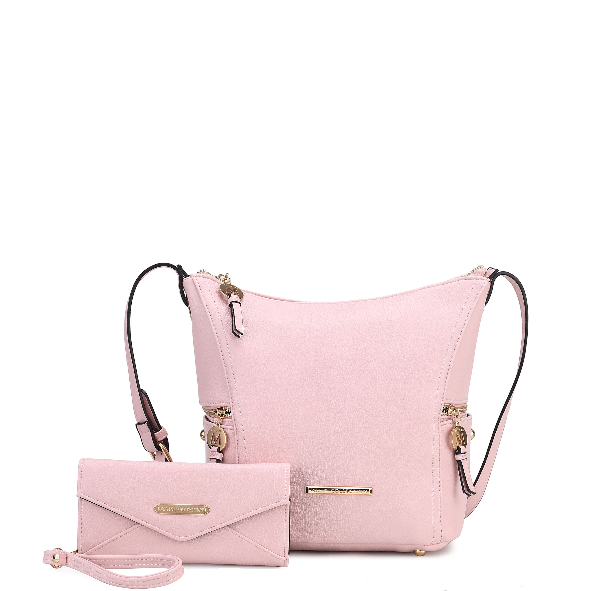  MKF Collection Lux Shoulder Bag and Set - Mustard - Bonton