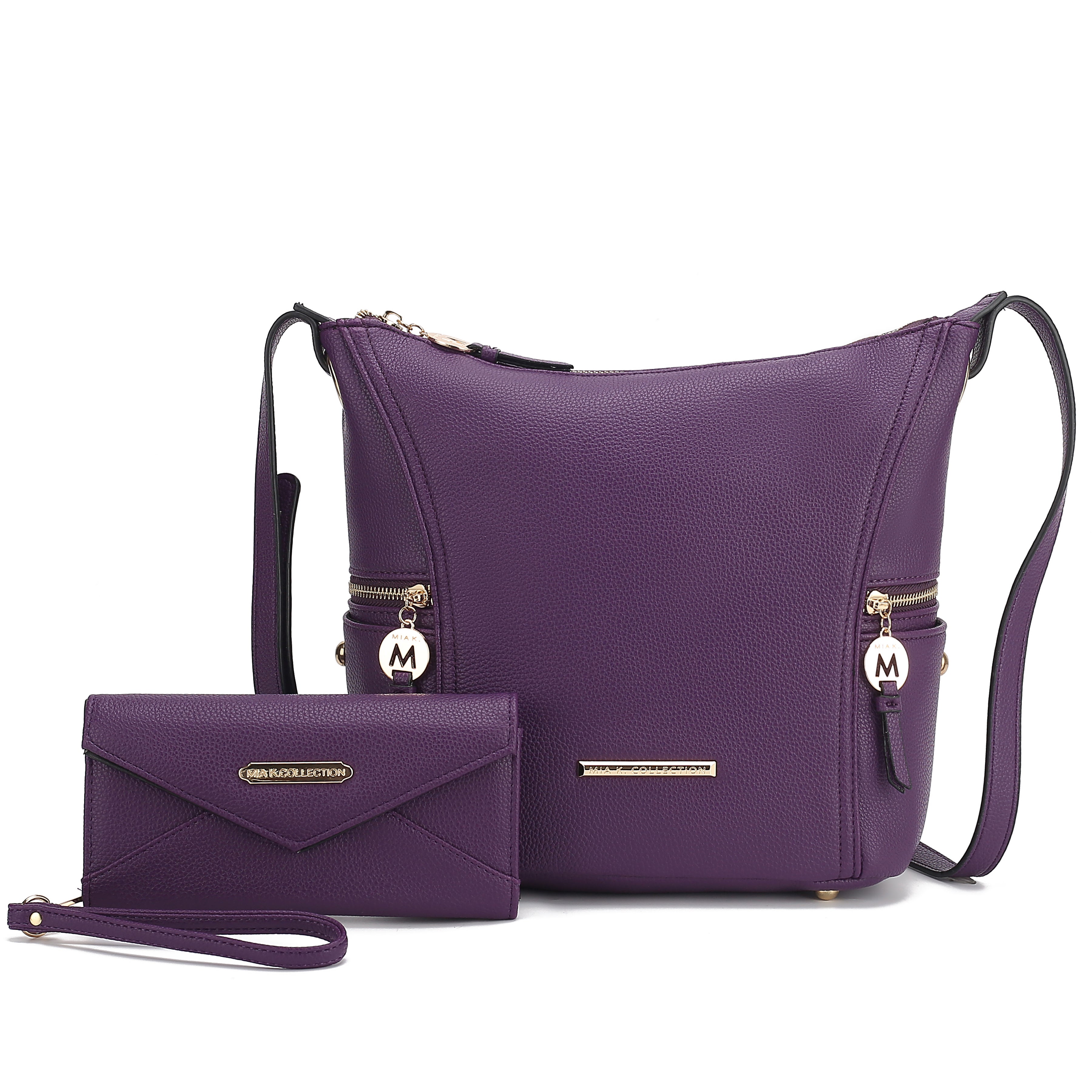  MKF Collection Lux Shoulder Bag and Set - Mustard - Bonton
