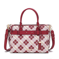 Vivian Plaid Shoulder Bag