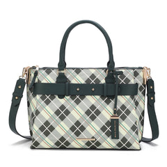 Vivian Plaid Shoulder Bag